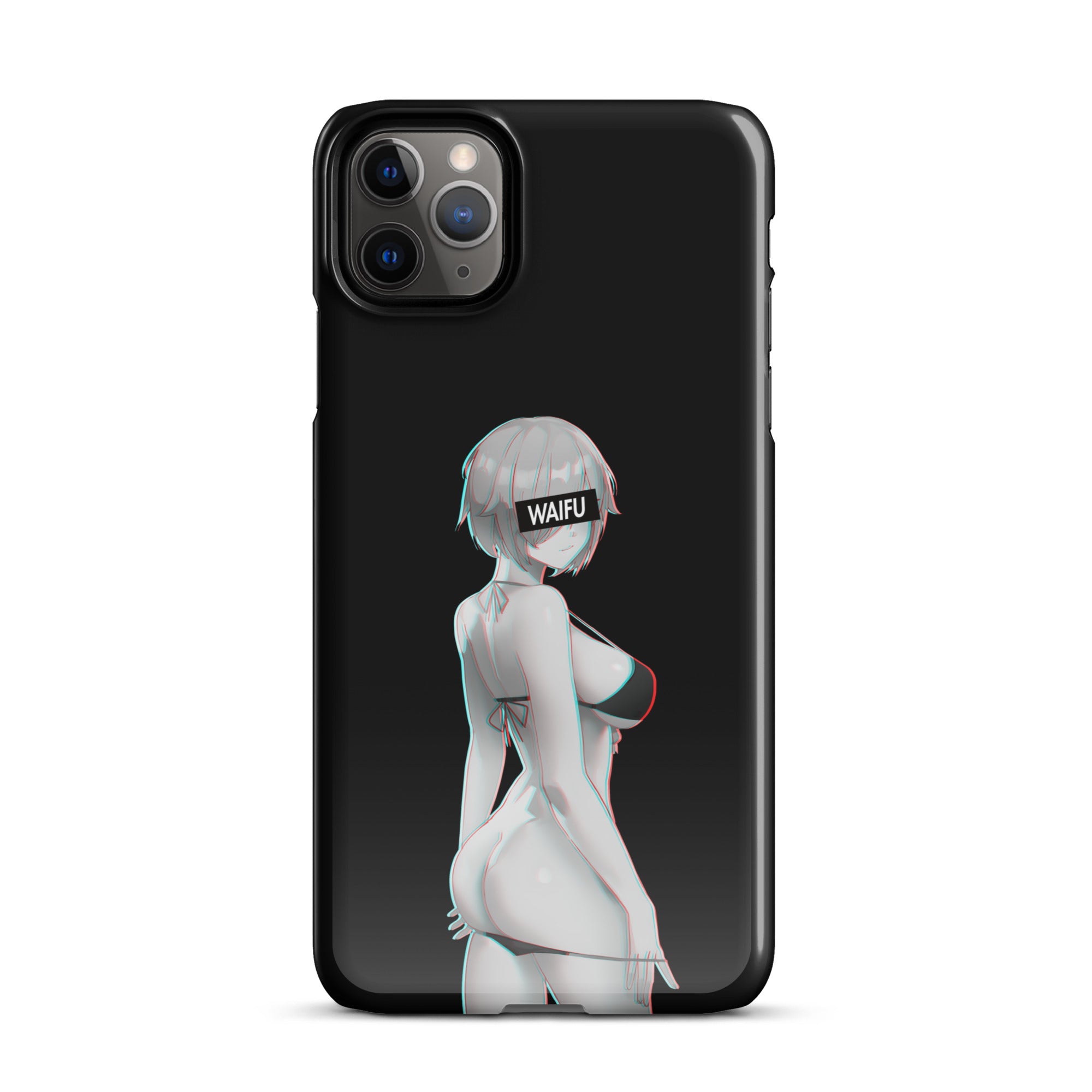 Mash Waifu Material - Black Edition #003 iPhone Premium Case