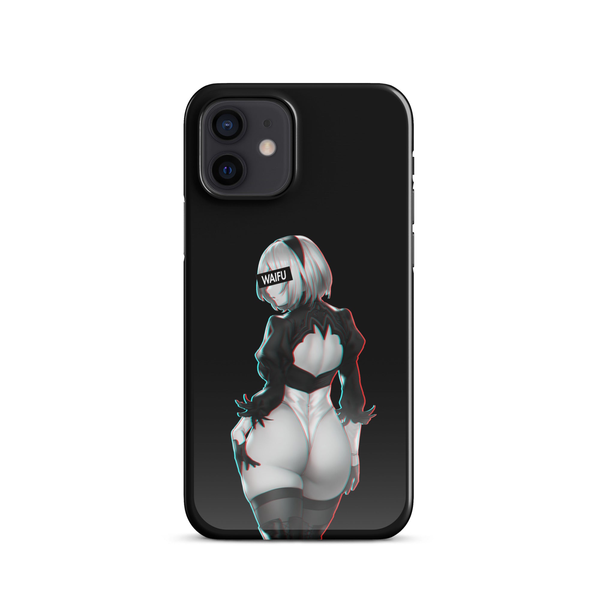 2B Waifu Material - Black Edition #001 iPhone Premium Case