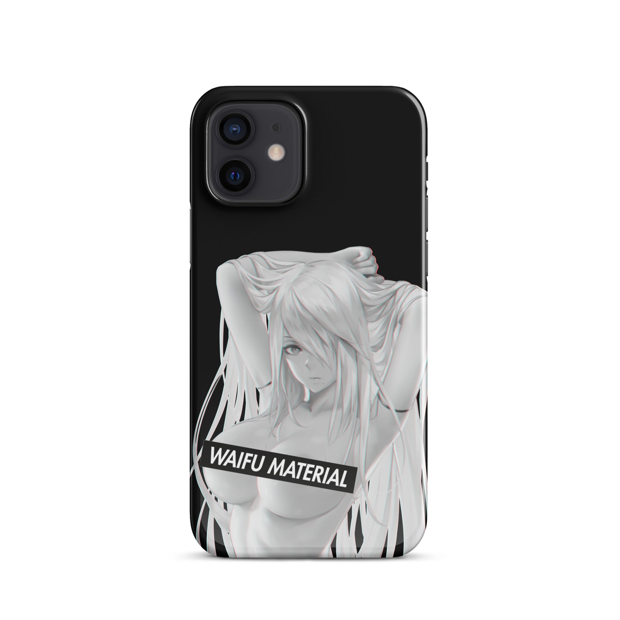 A2 Waifu Material - Black Edition #001 iPhone Premium Case