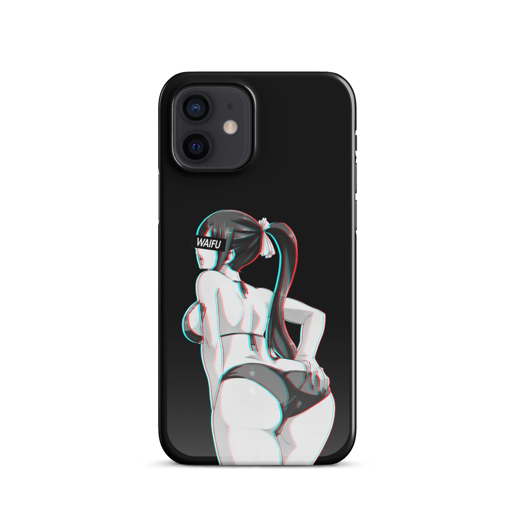 Erza Waifu Material - Black Edition #002 iPhone Premium Case