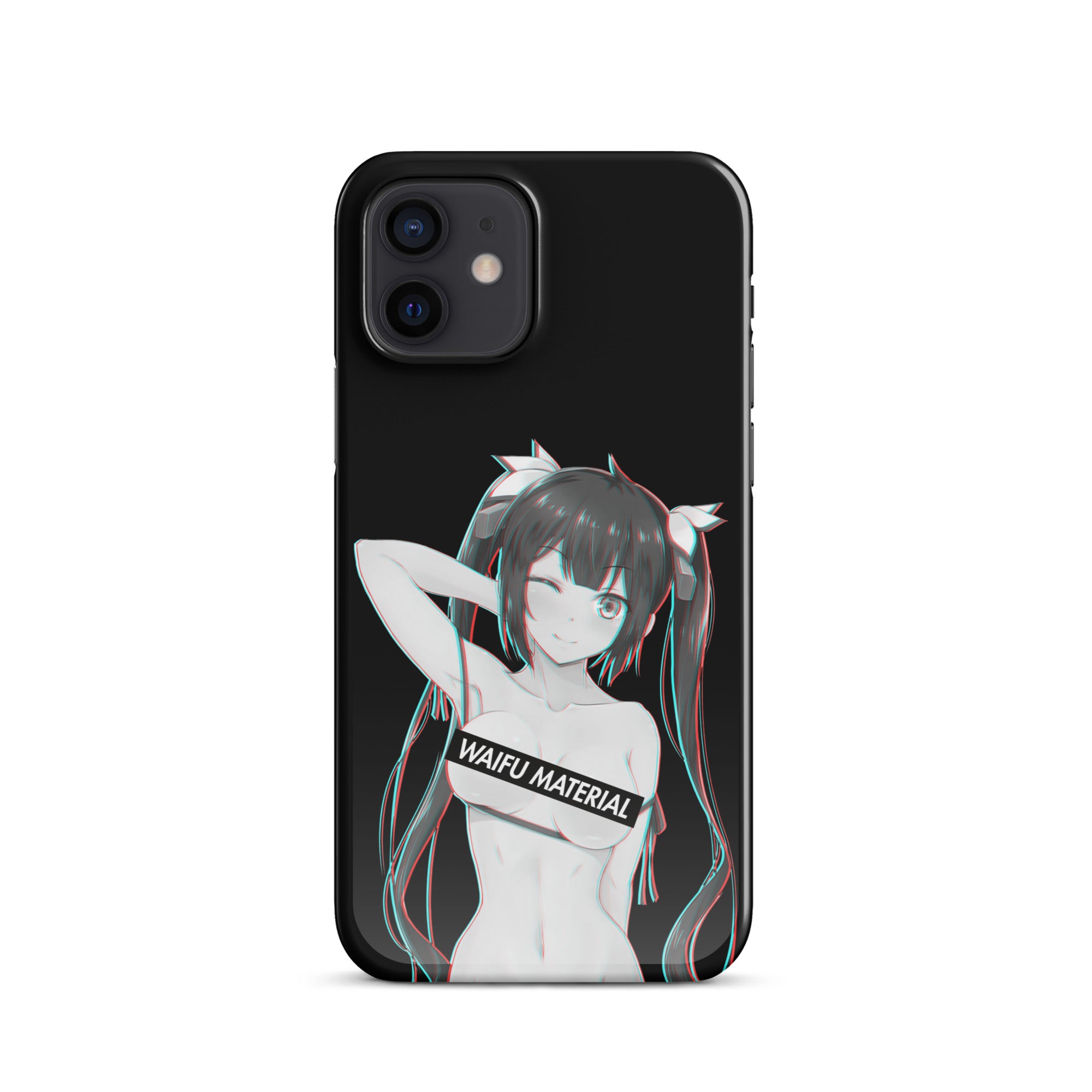 Hestia Waifu Material - Black Edition #001 iPhone Premium Case