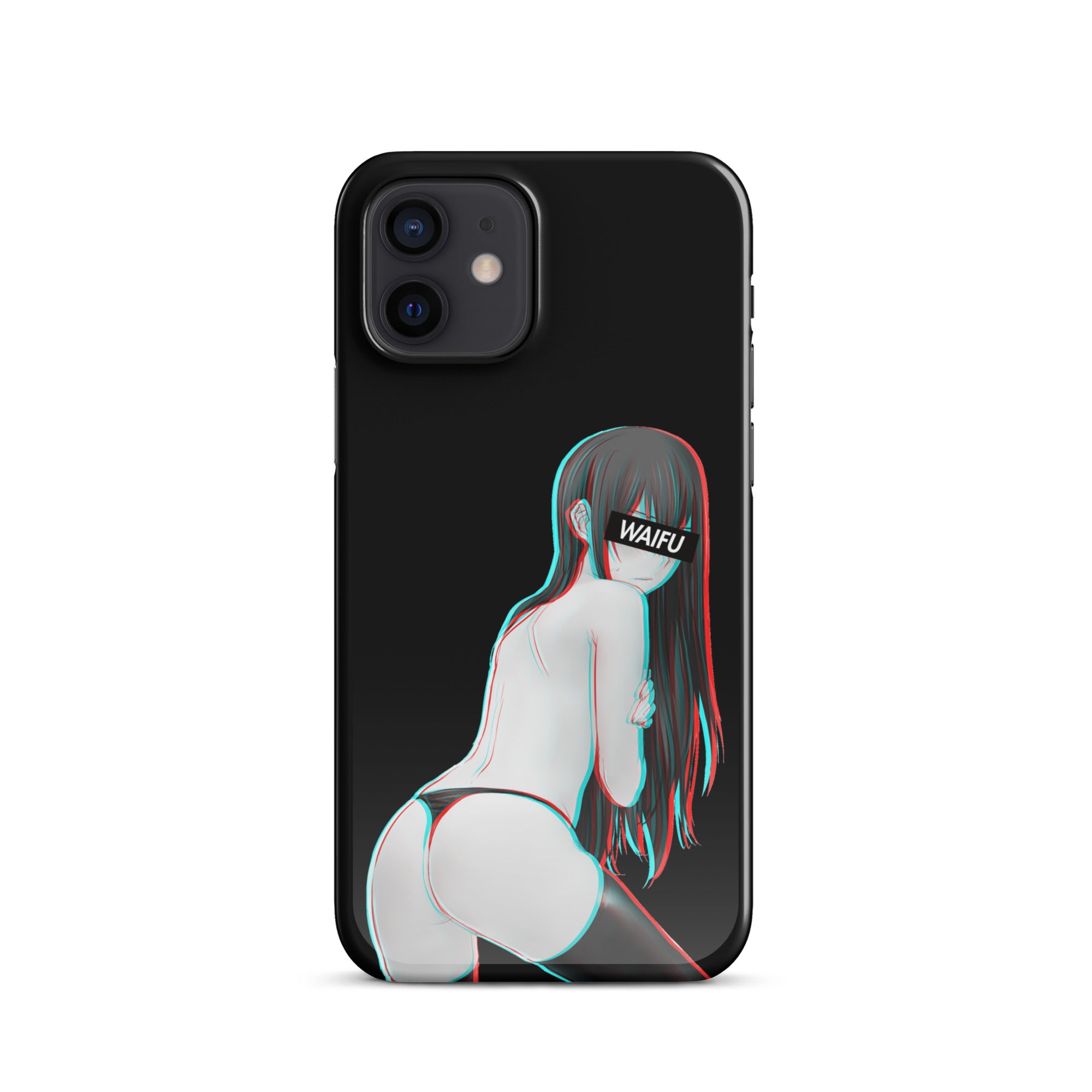 Kurisu Waifu Material - Black Edition #001 iPhone Premium Case