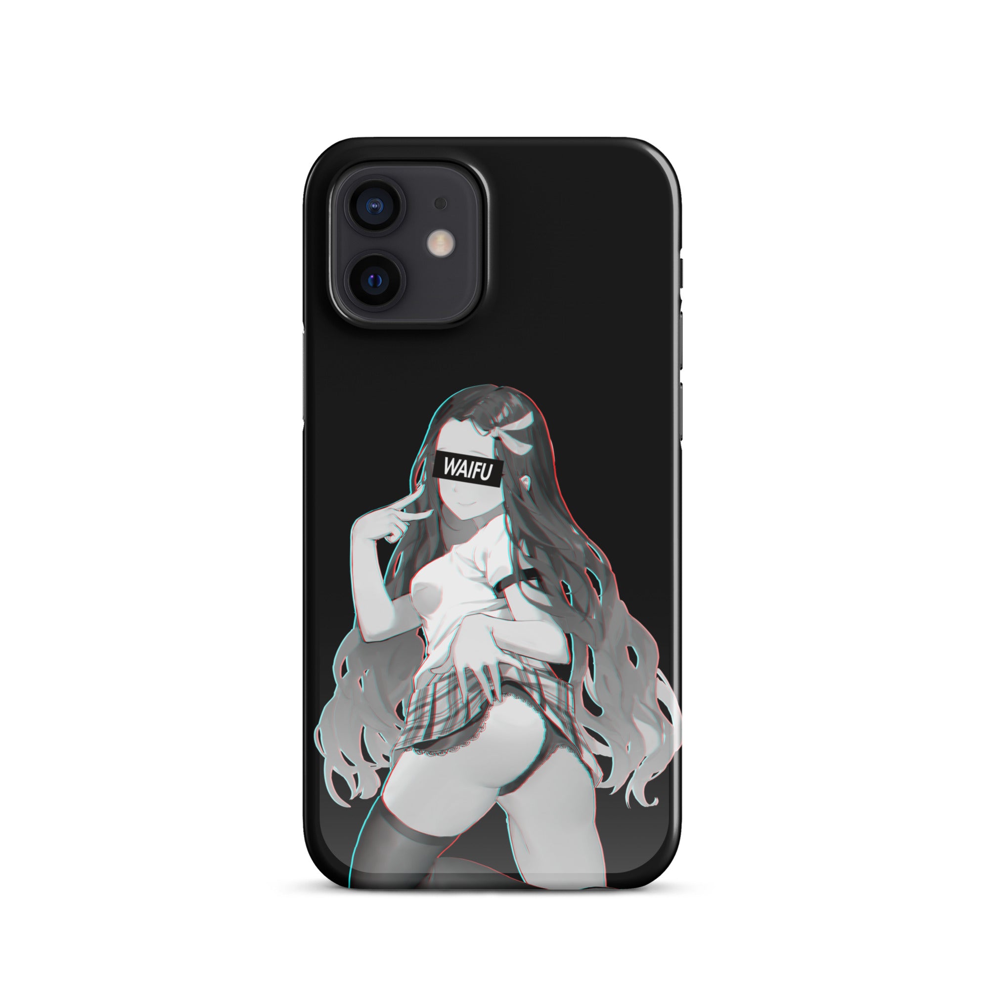 Nezuko Waifu Material - Black Edition #003 iPhone Premium Case