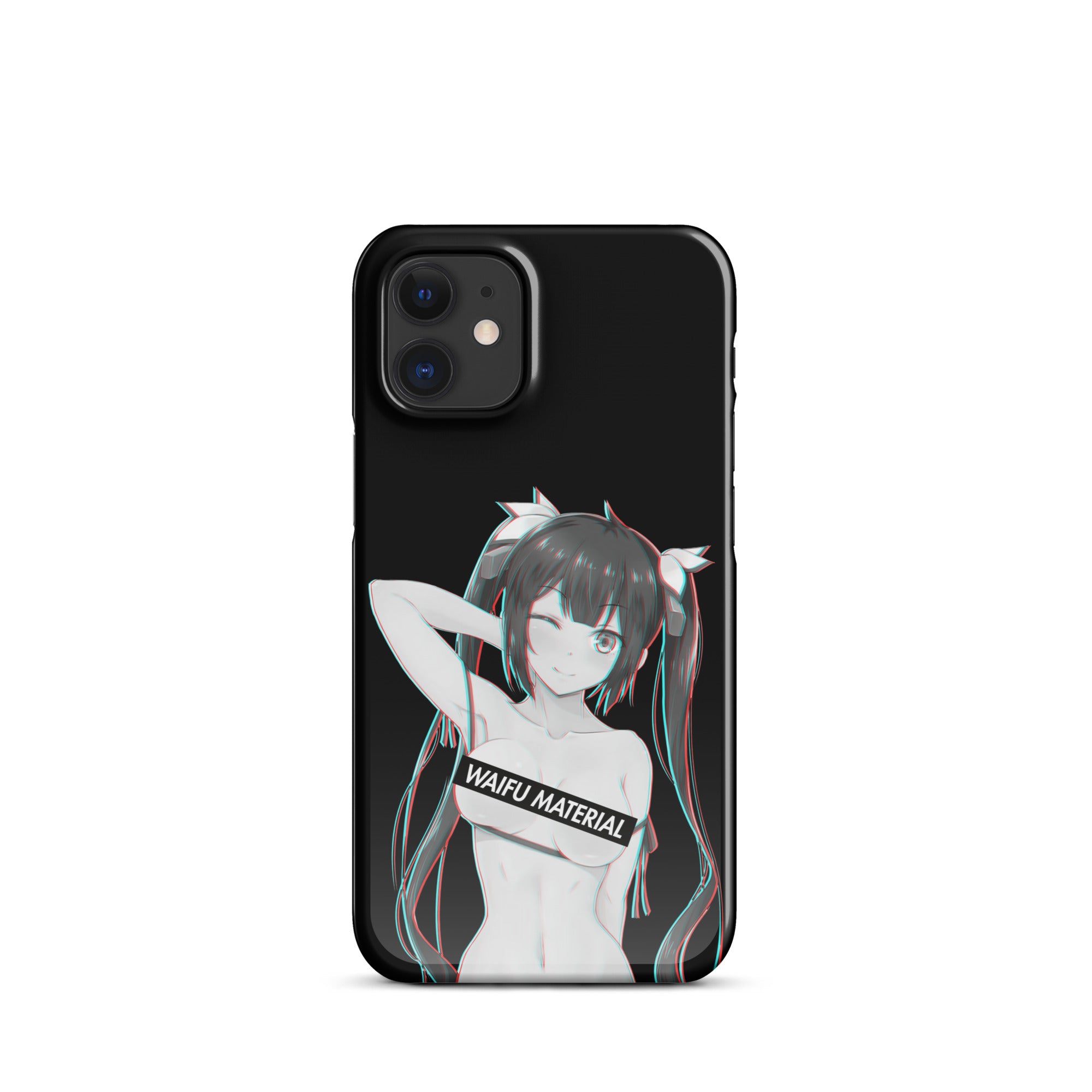 Hestia Waifu Material - Black Edition #001 iPhone Premium Case