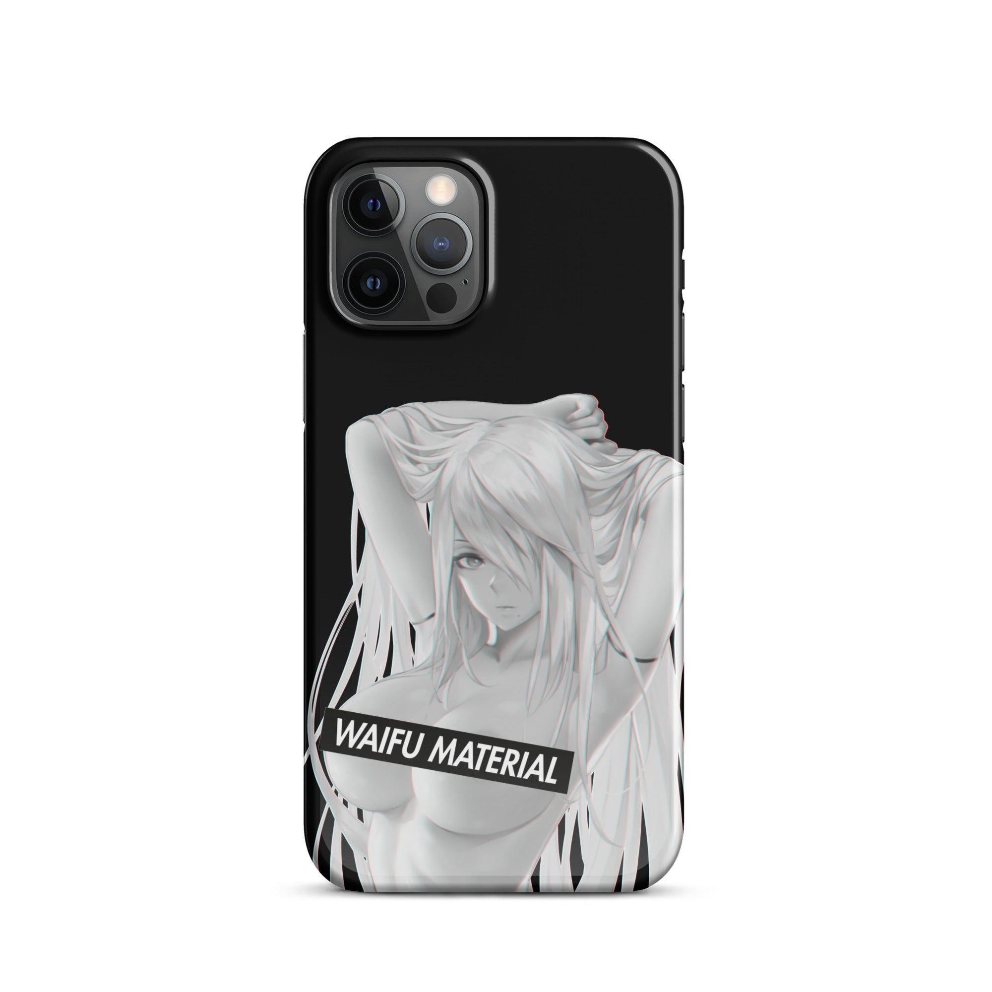 A2 Waifu Material - Black Edition #001 iPhone Premium Case