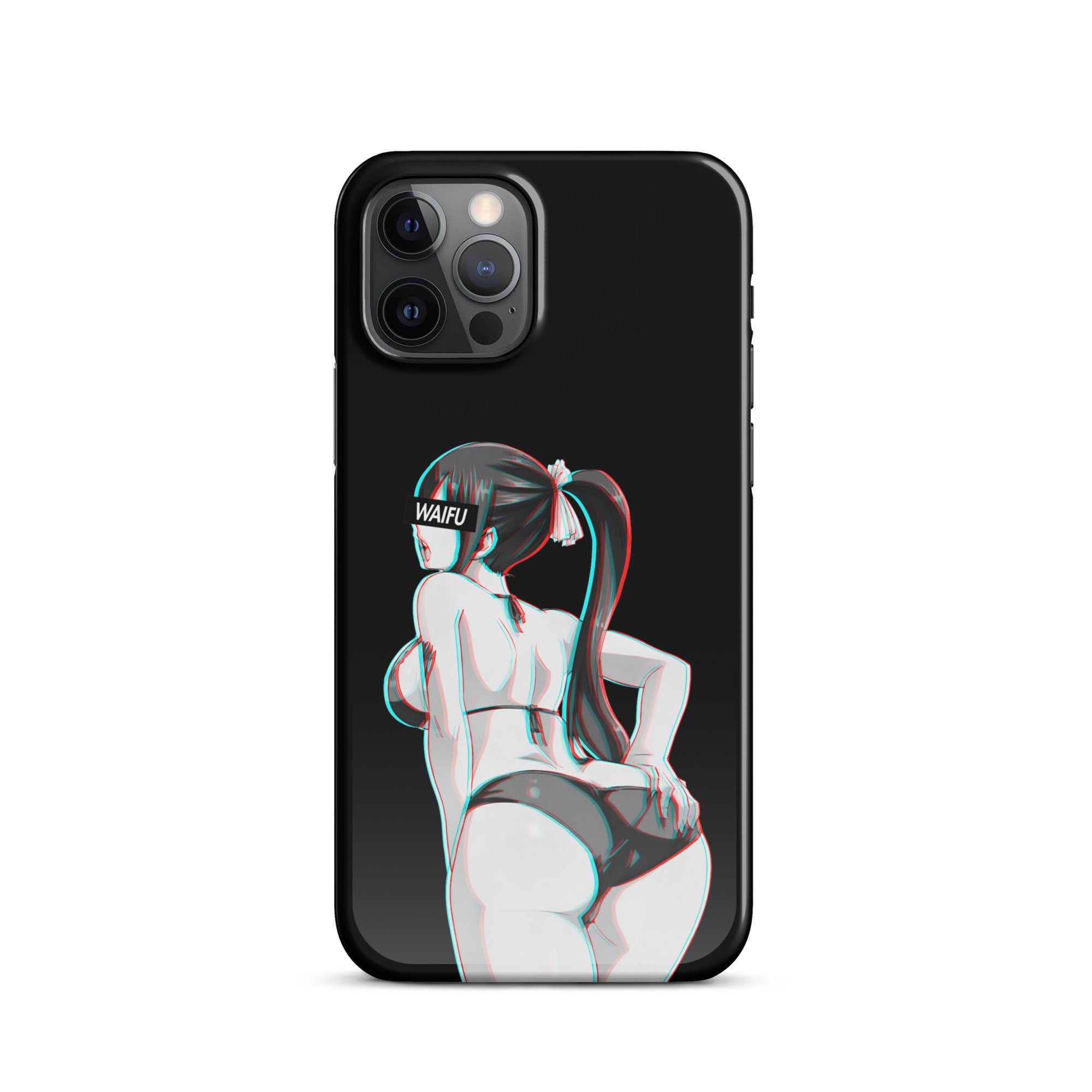 Erza Waifu Material - Black Edition #002 iPhone Premium Case