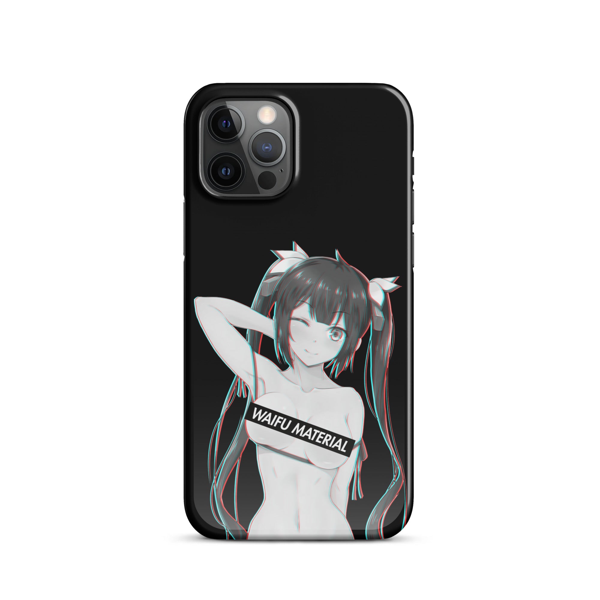 Hestia Waifu Material - Black Edition #001 iPhone Premium Case