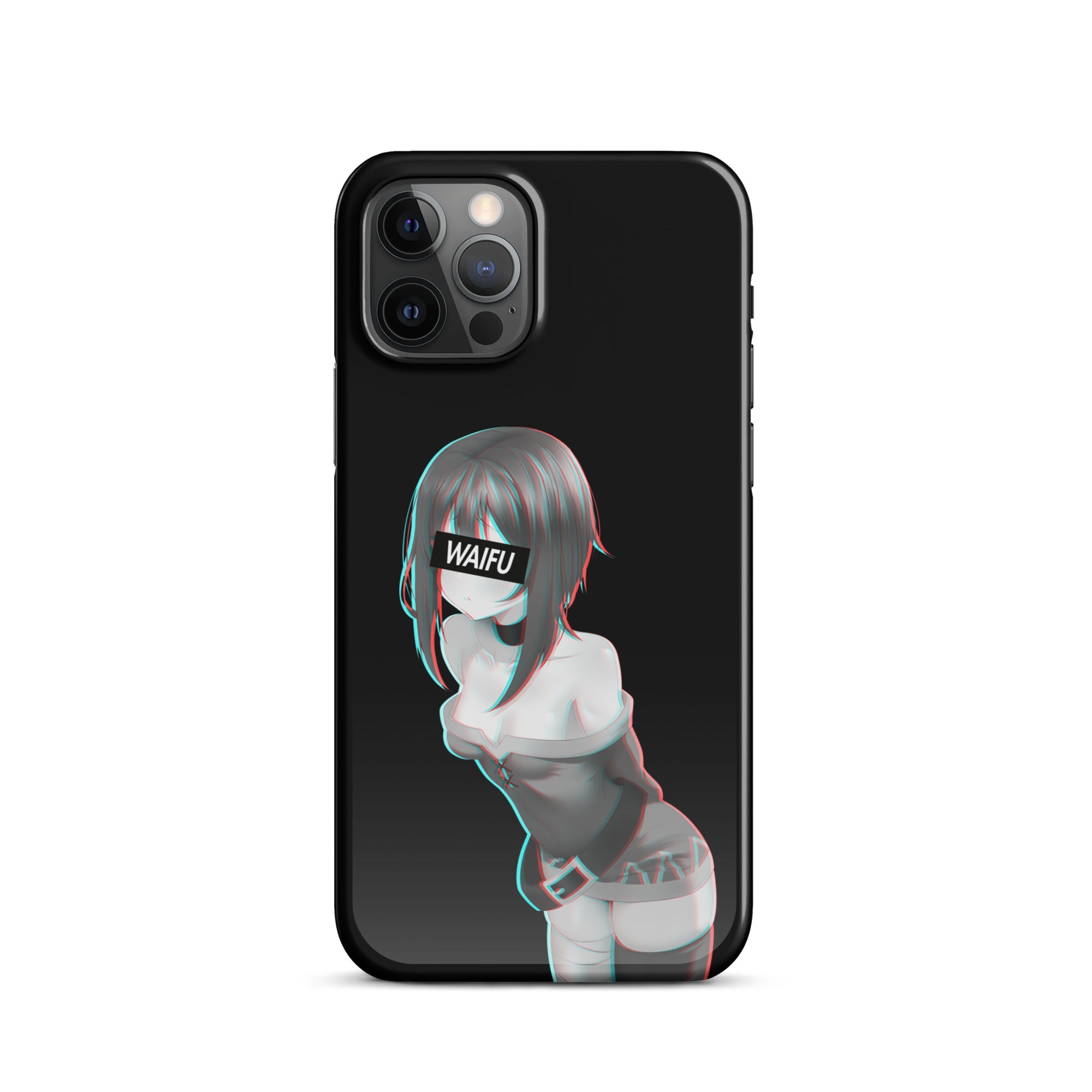 Megumin Waifu Material - Black Edition #001 iPhone Premium Case