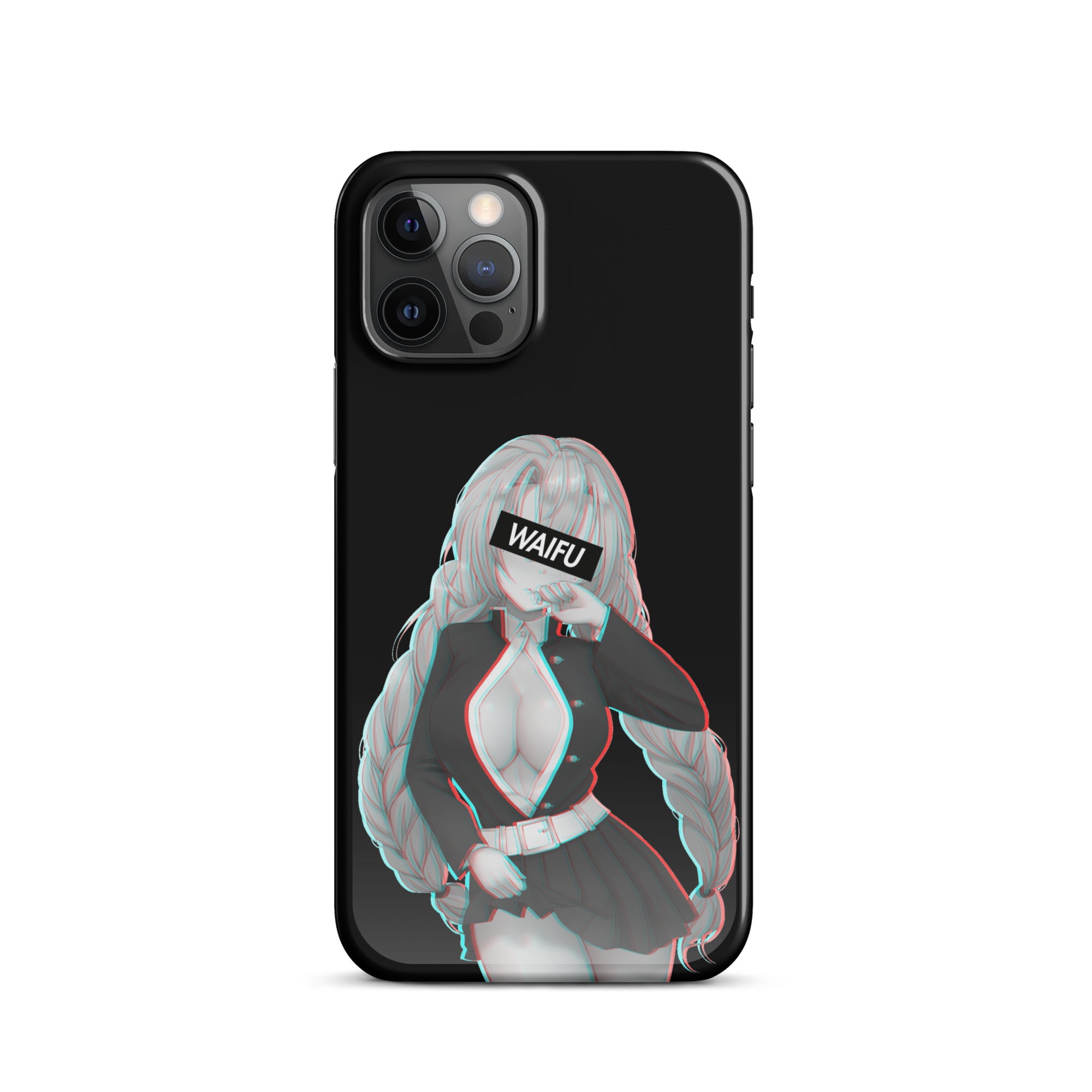 Mitsuri Waifu Material - Black Edition #001 iPhone Premium Case