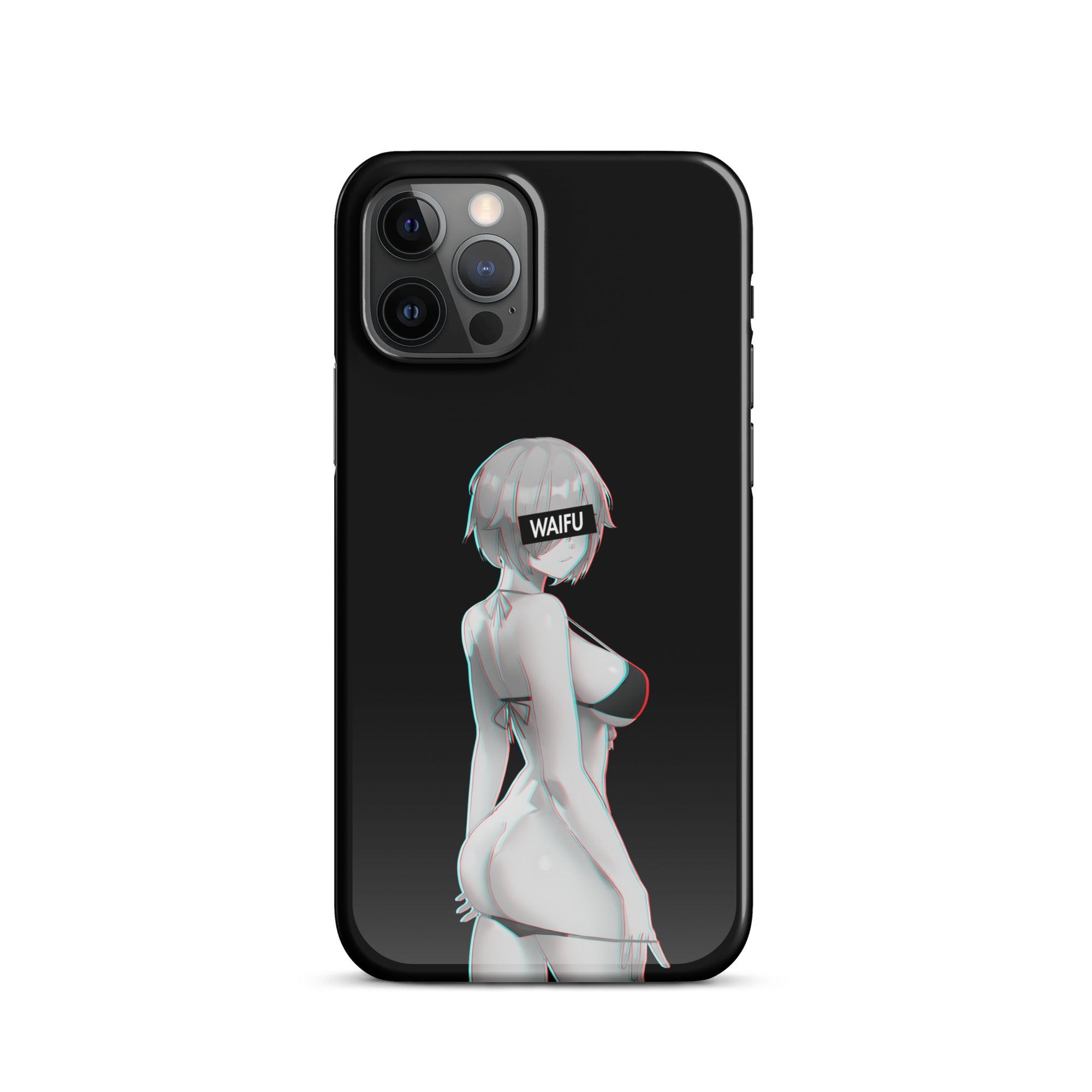 Mash Waifu Material - Black Edition #003 iPhone Premium Case