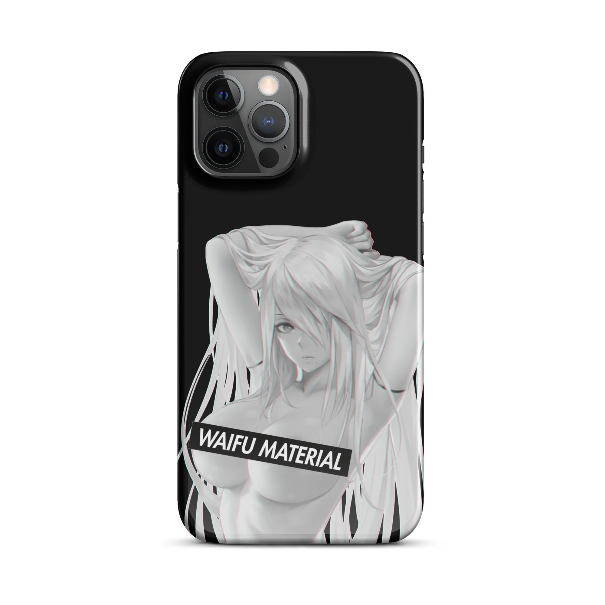 A2 Waifu Material - Black Edition #001 iPhone Premium Case