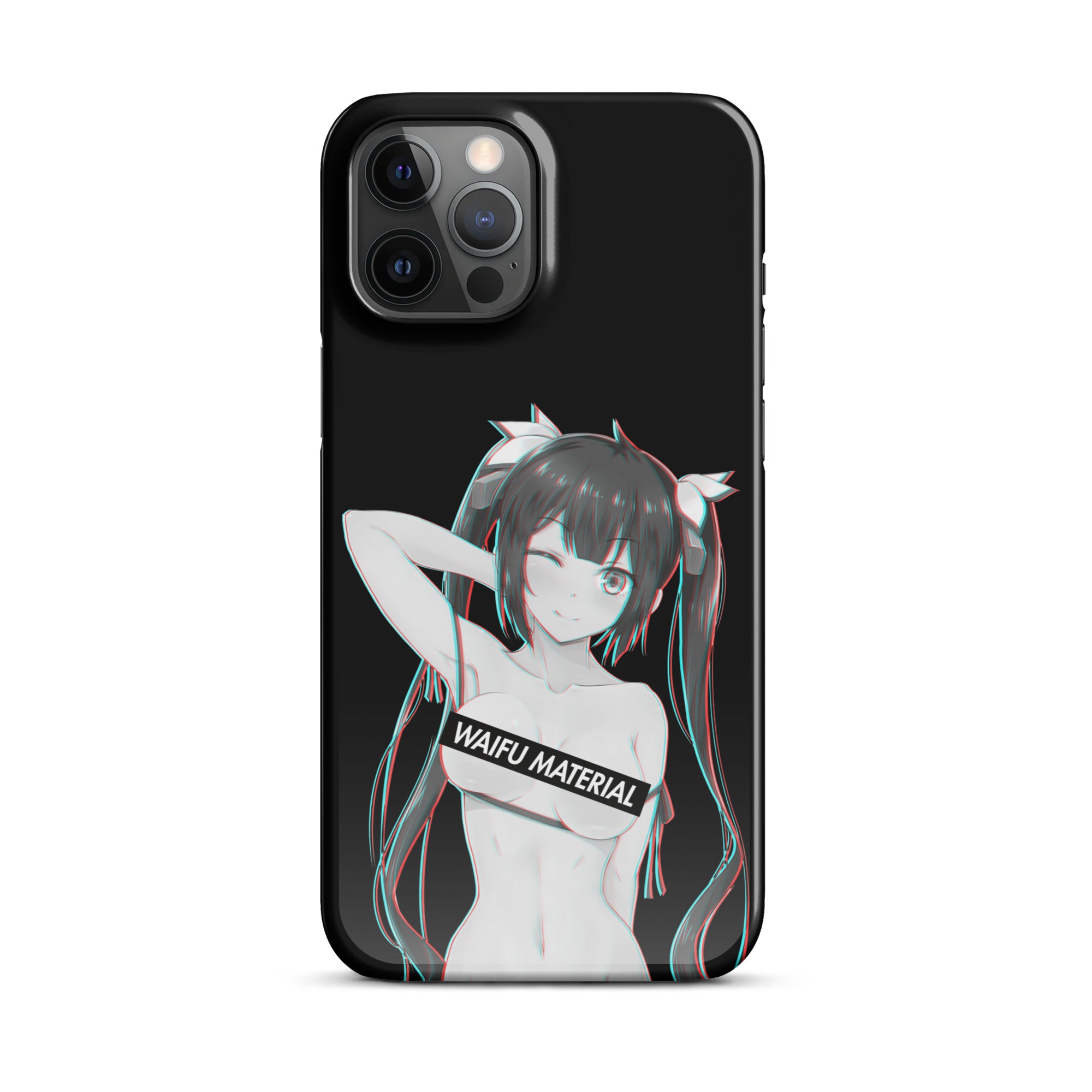 Hestia Waifu Material - Black Edition #001 iPhone Premium Case