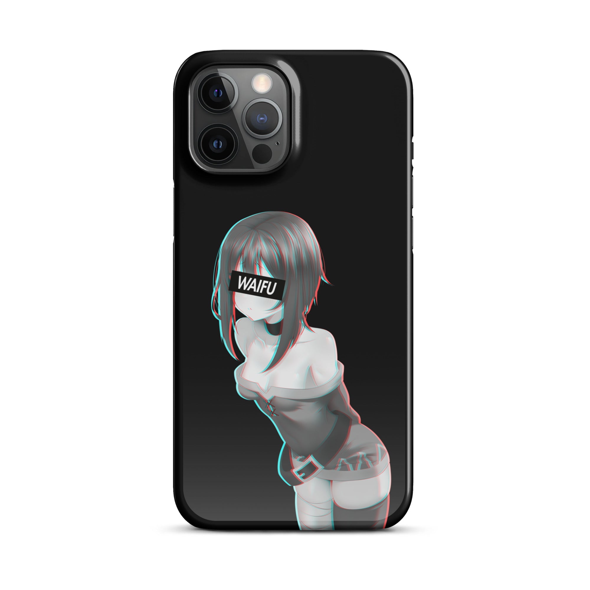 Megumin Waifu Material - Black Edition #001 iPhone Premium Case