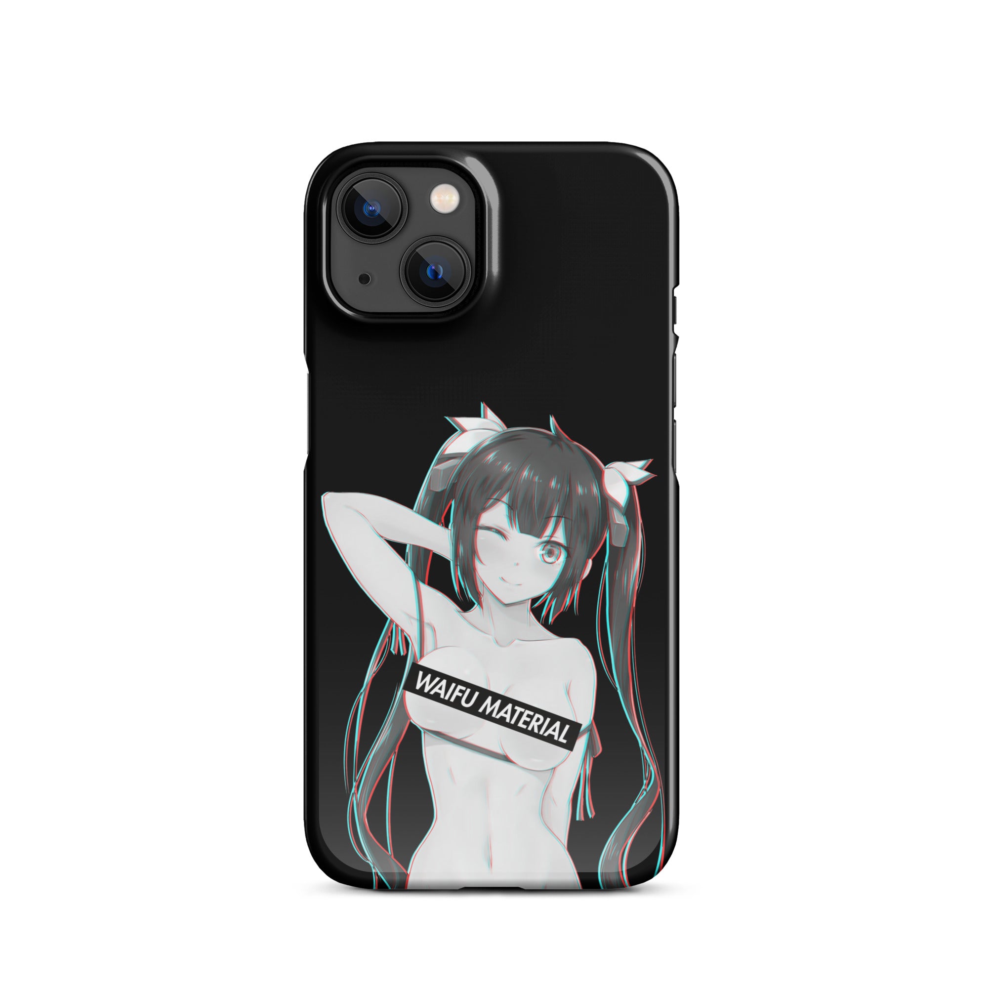 Hestia Waifu Material - Black Edition #001 iPhone Premium Case