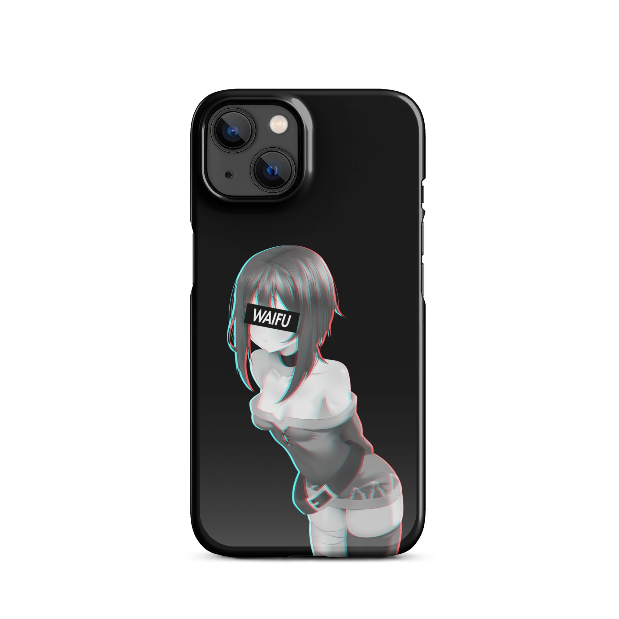 Megumin Waifu Material - Black Edition #001 iPhone Premium Case