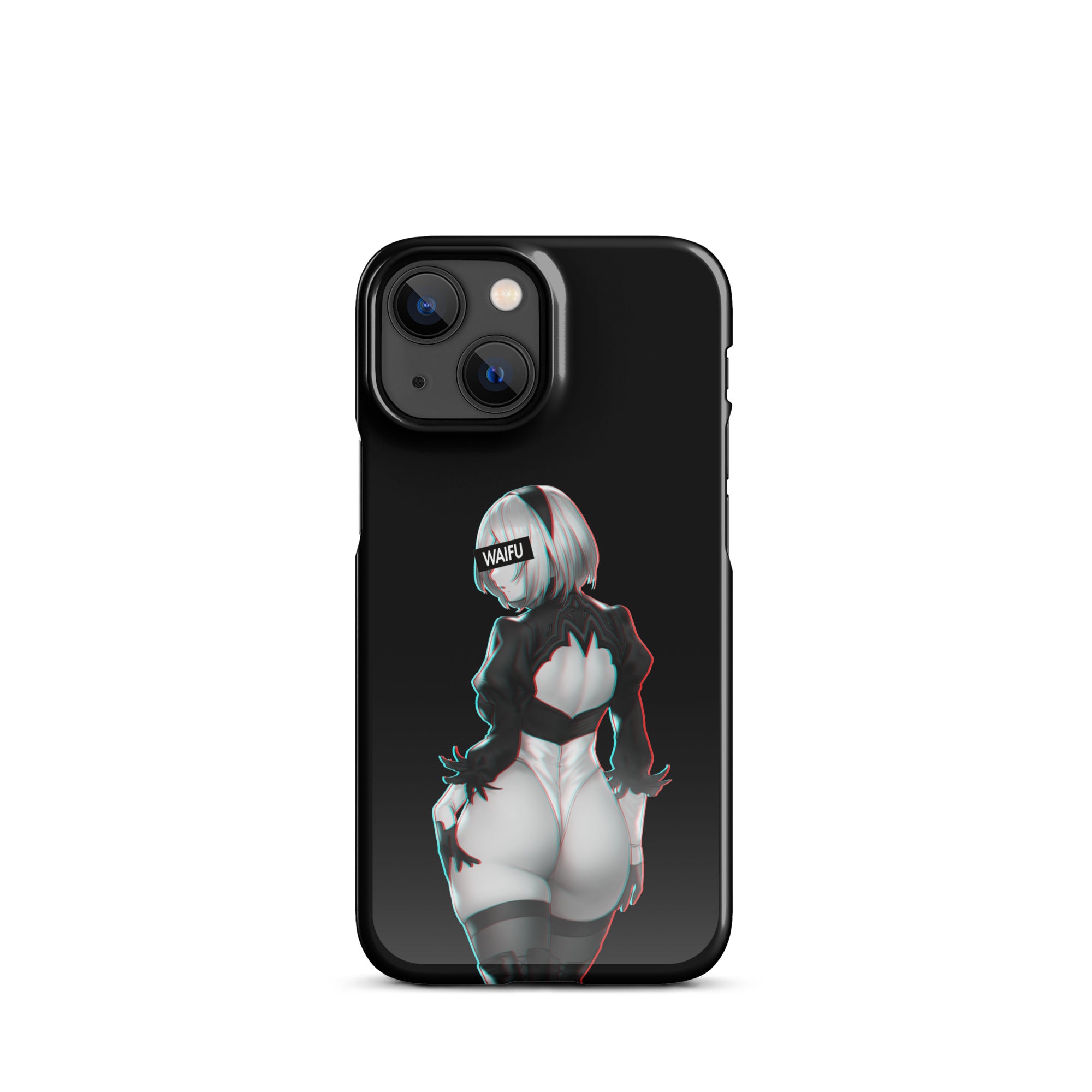 2B Waifu Material - Black Edition #001 iPhone Premium Case