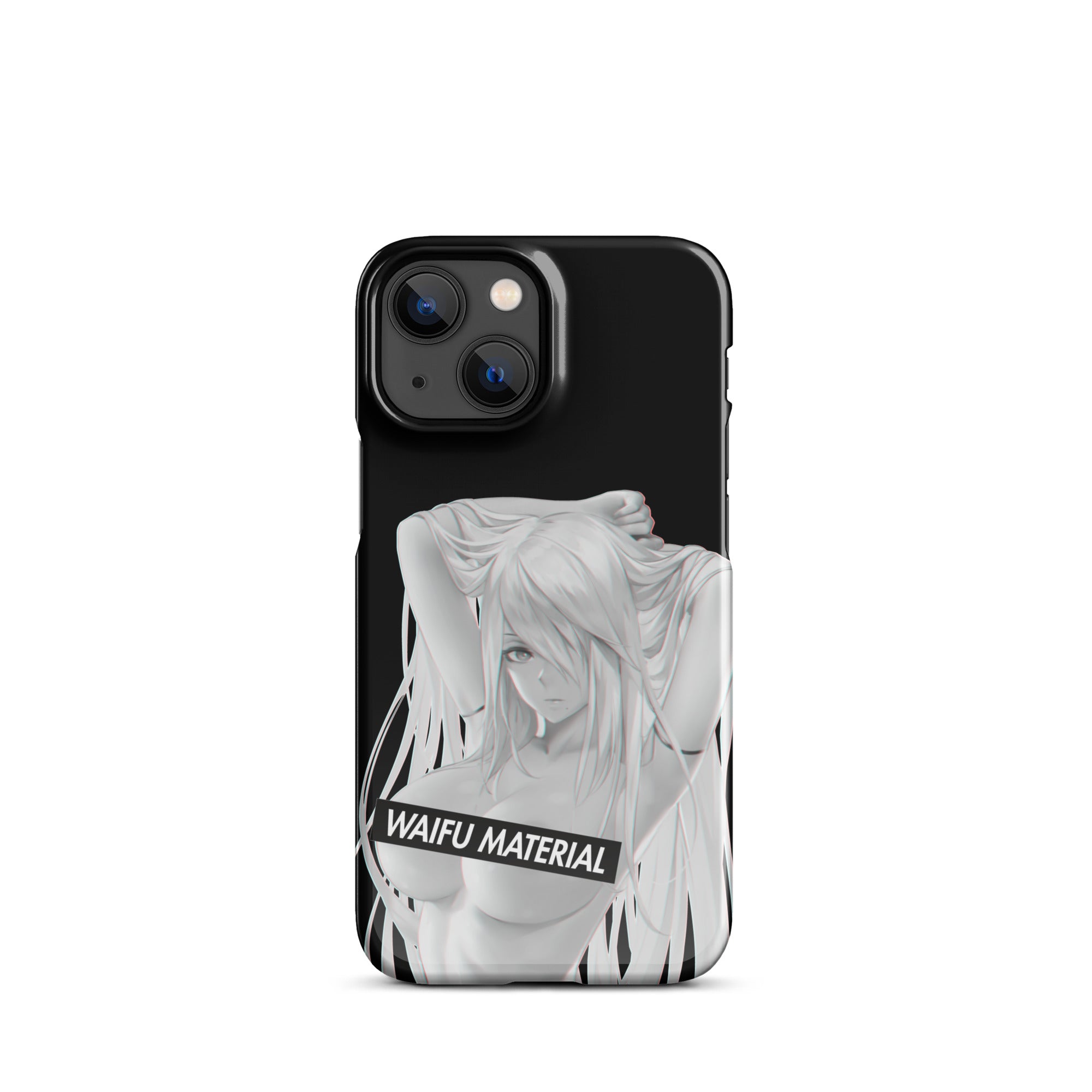 A2 Waifu Material - Black Edition #001 iPhone Premium Case