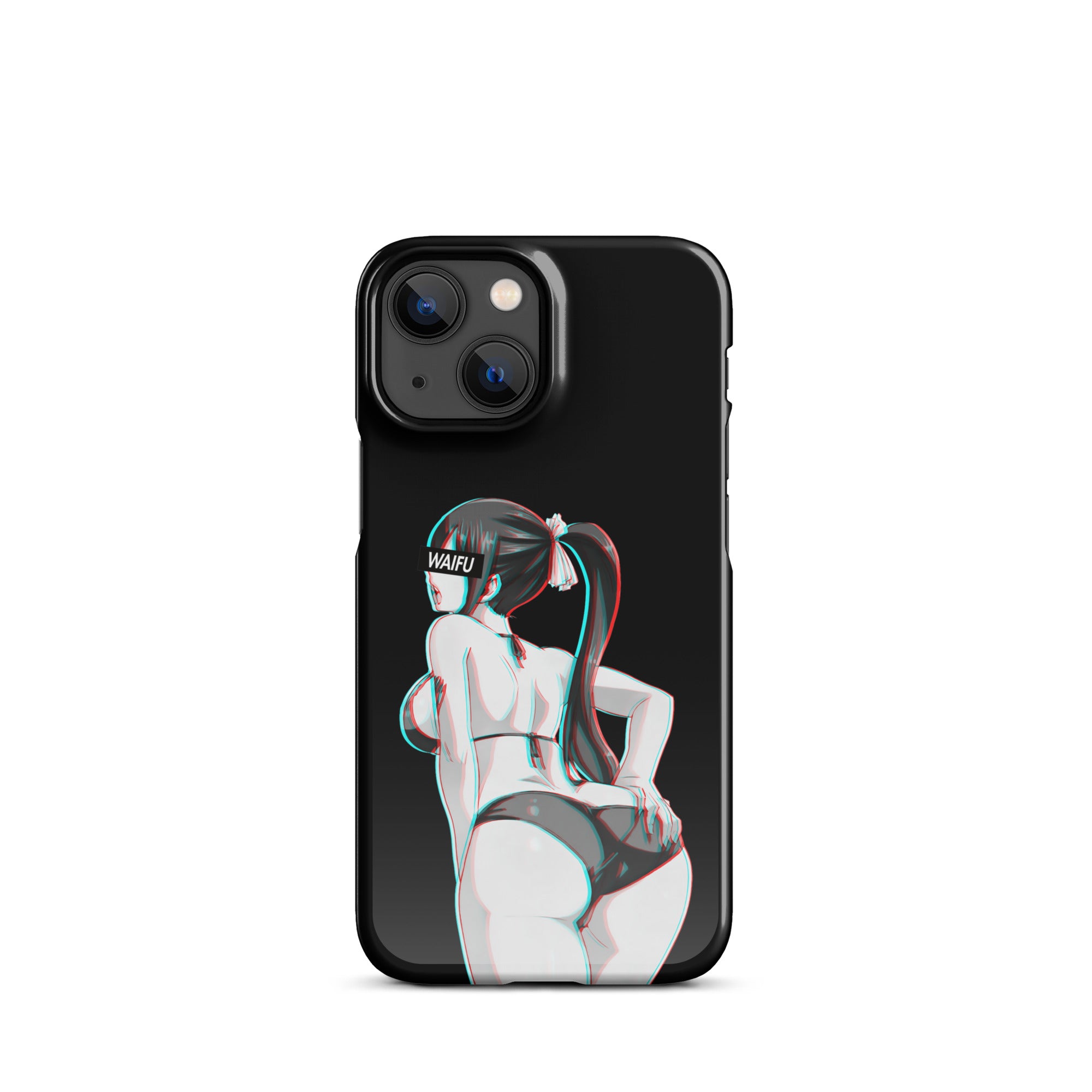 Erza Waifu Material - Black Edition #002 iPhone Premium Case