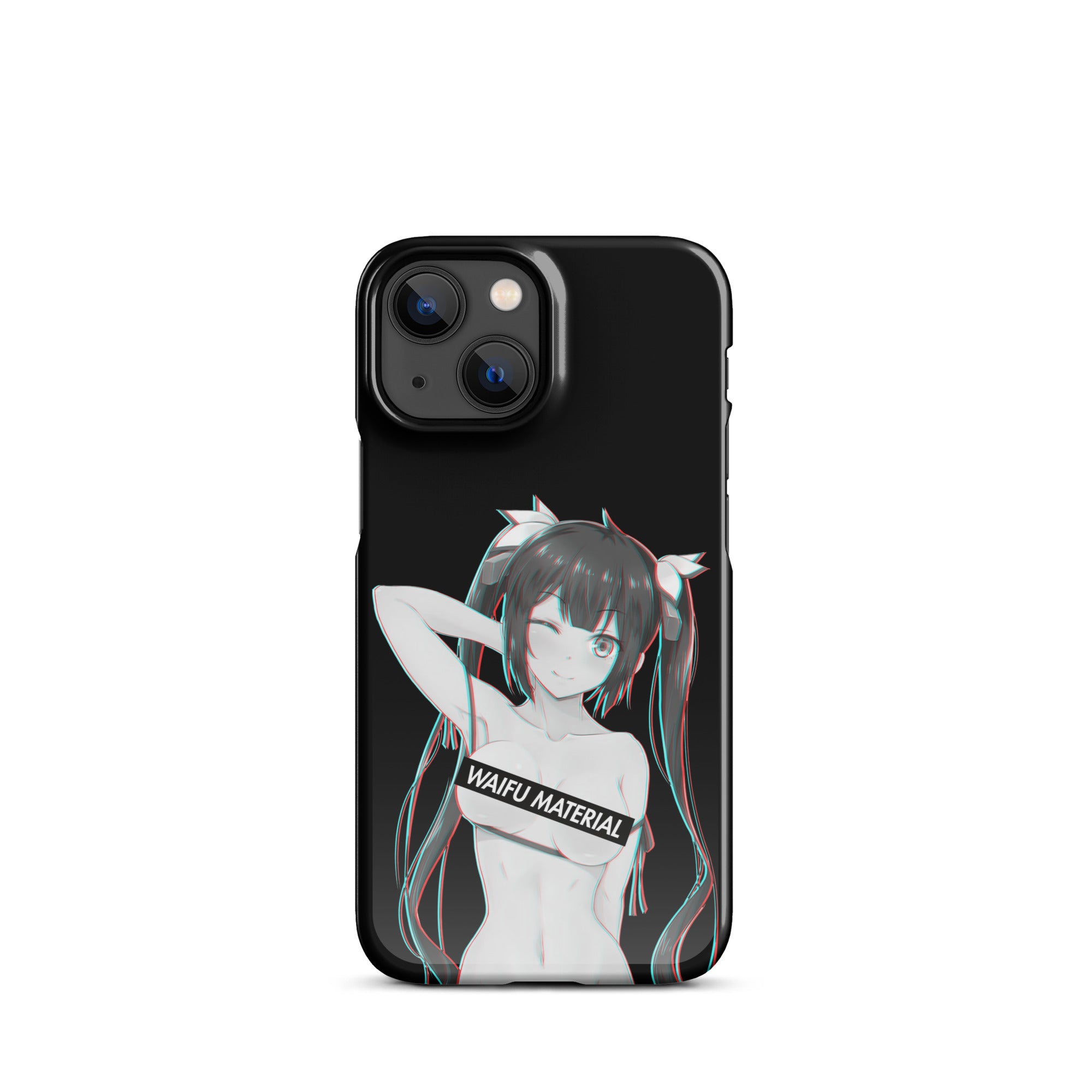 Hestia Waifu Material - Black Edition #001 iPhone Premium Case