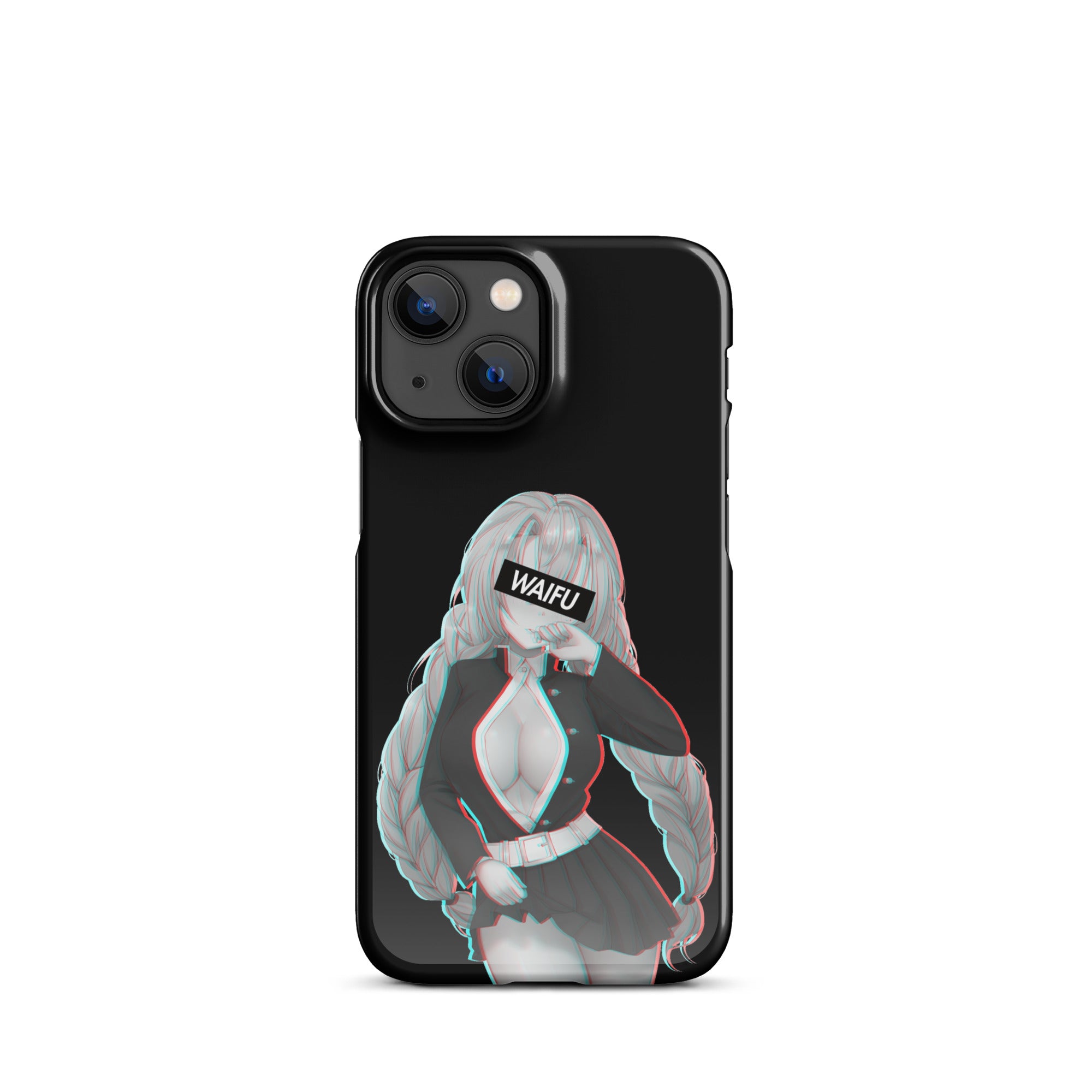 Mitsuri Waifu Material - Black Edition #001 iPhone Premium Case