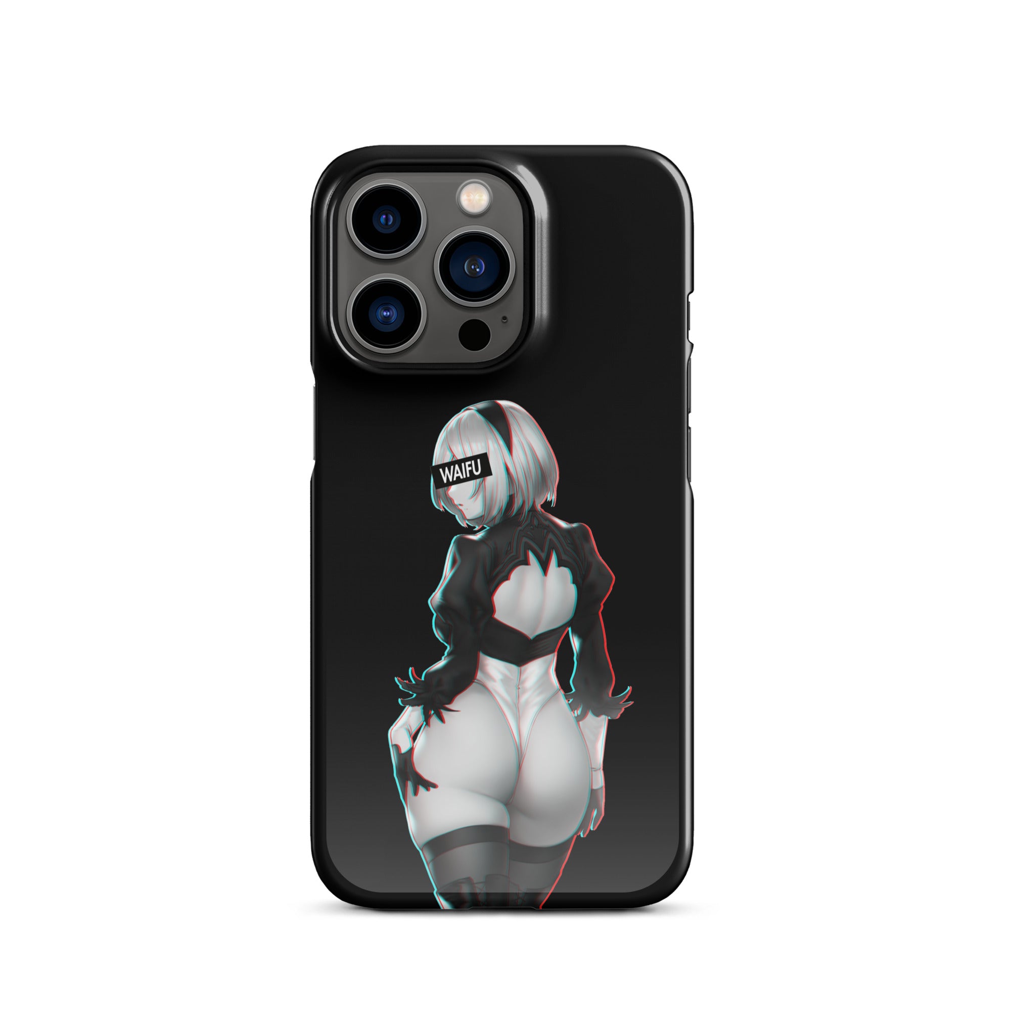 2B Waifu Material - Black Edition #001 iPhone Premium Case