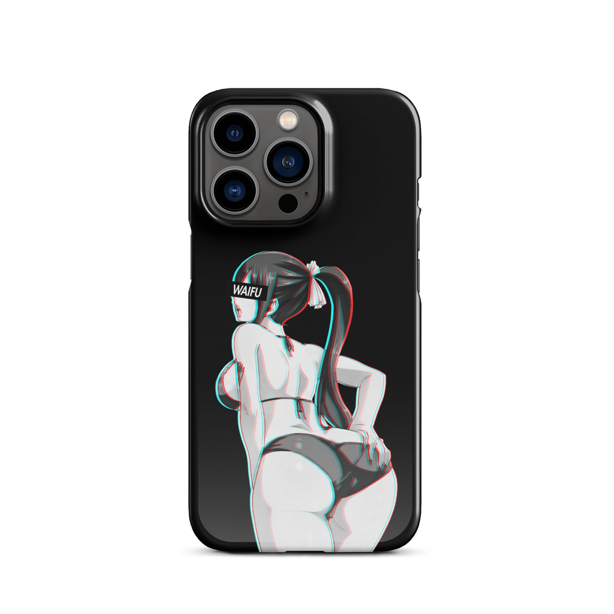 Erza Waifu Material - Black Edition #002 iPhone Premium Case