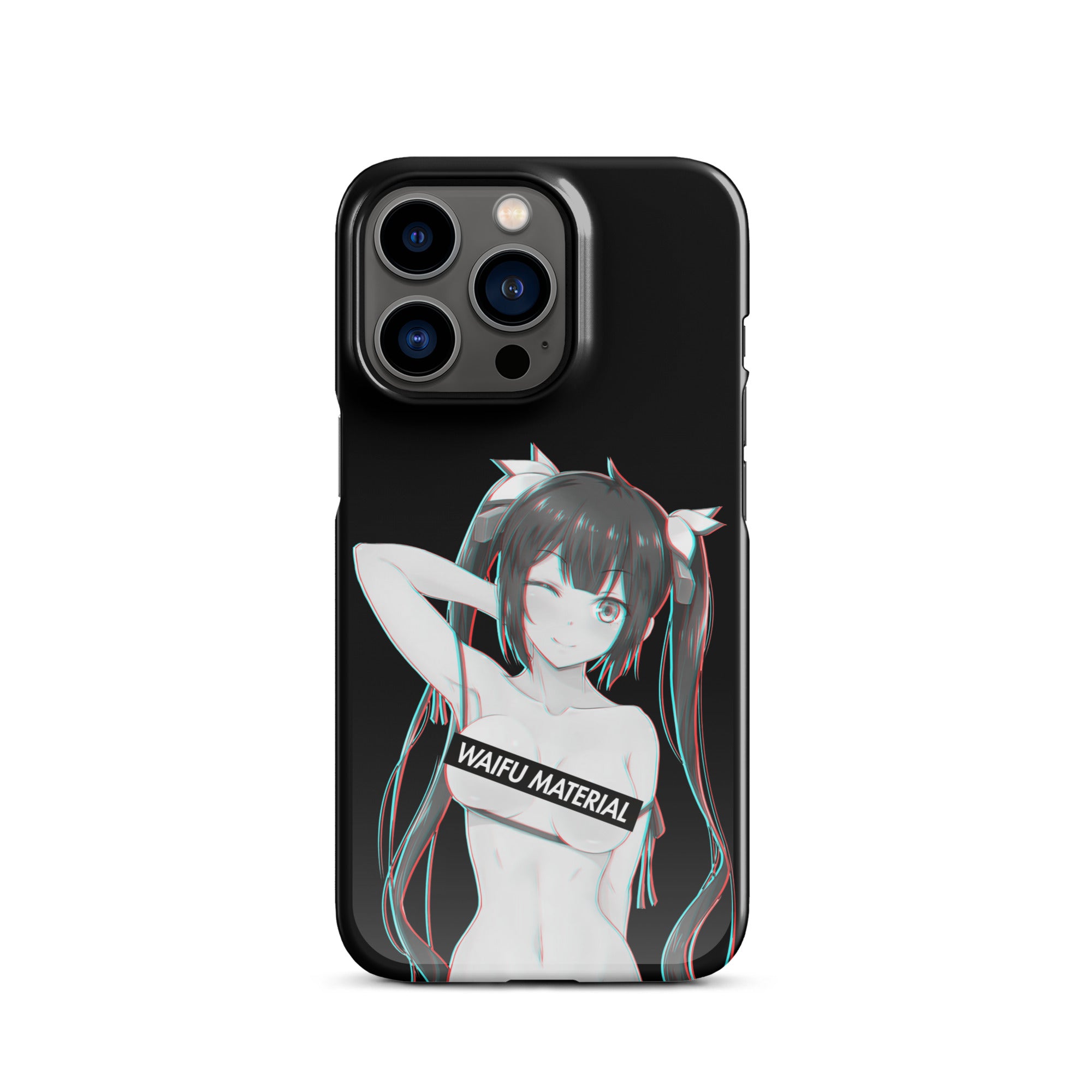 Hestia Waifu Material - Black Edition #001 iPhone Premium Case