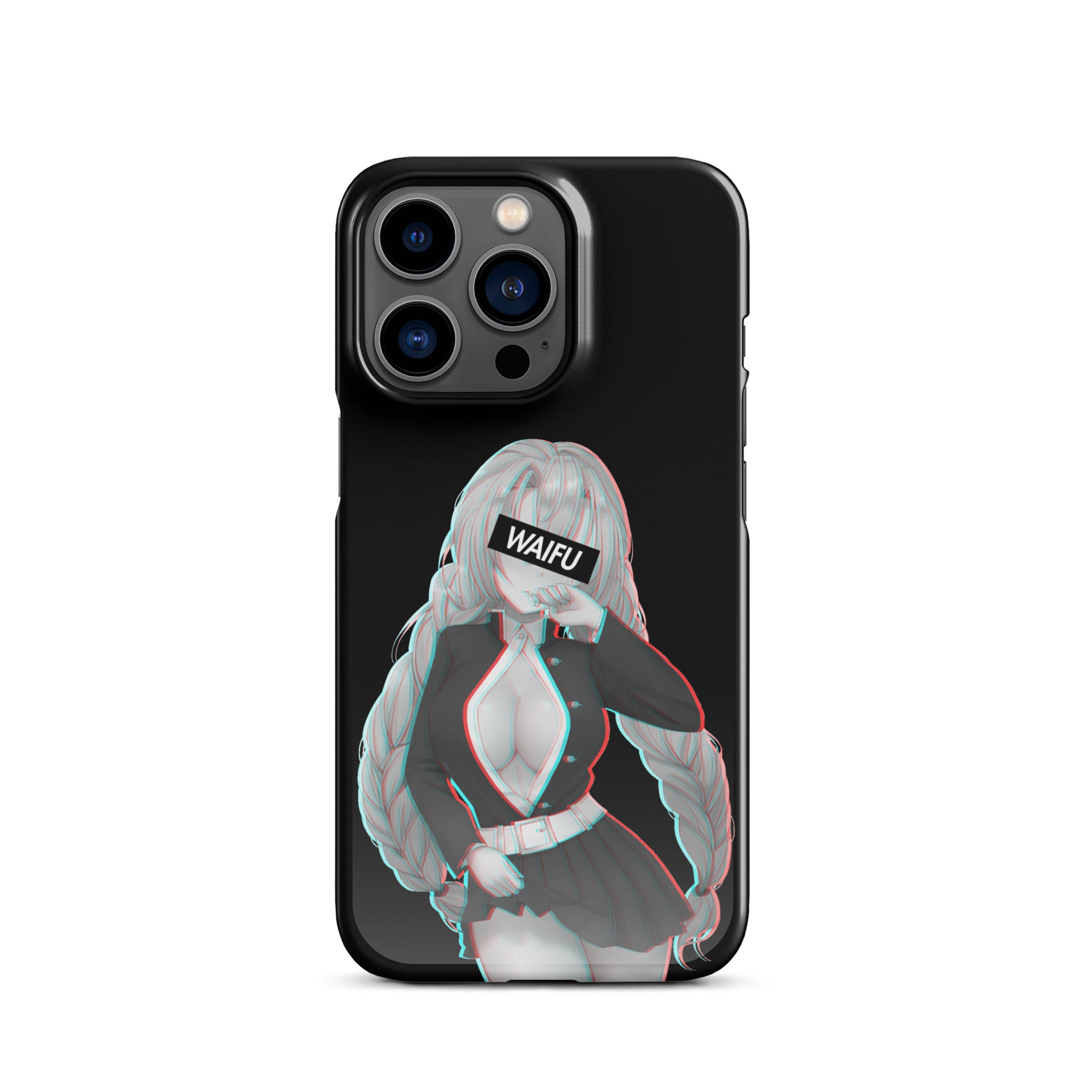 Mitsuri Waifu Material - Black Edition #001 iPhone Premium Case