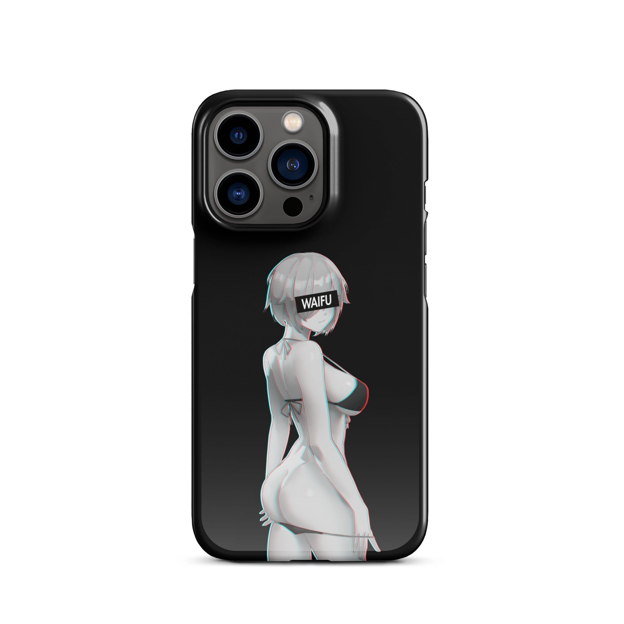 Mash Waifu Material - Black Edition #003 iPhone Premium Case