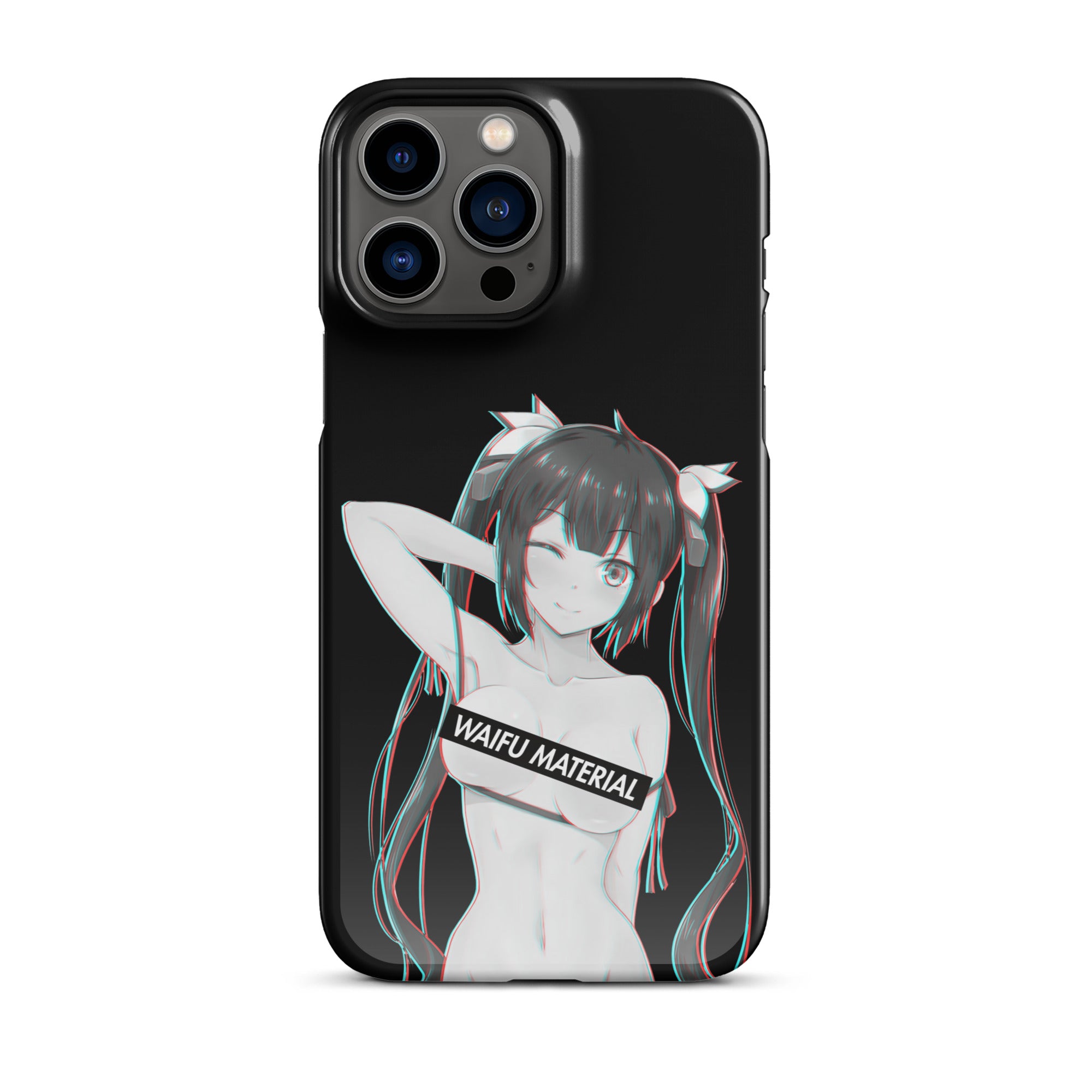 Hestia Waifu Material - Black Edition #001 iPhone Premium Case