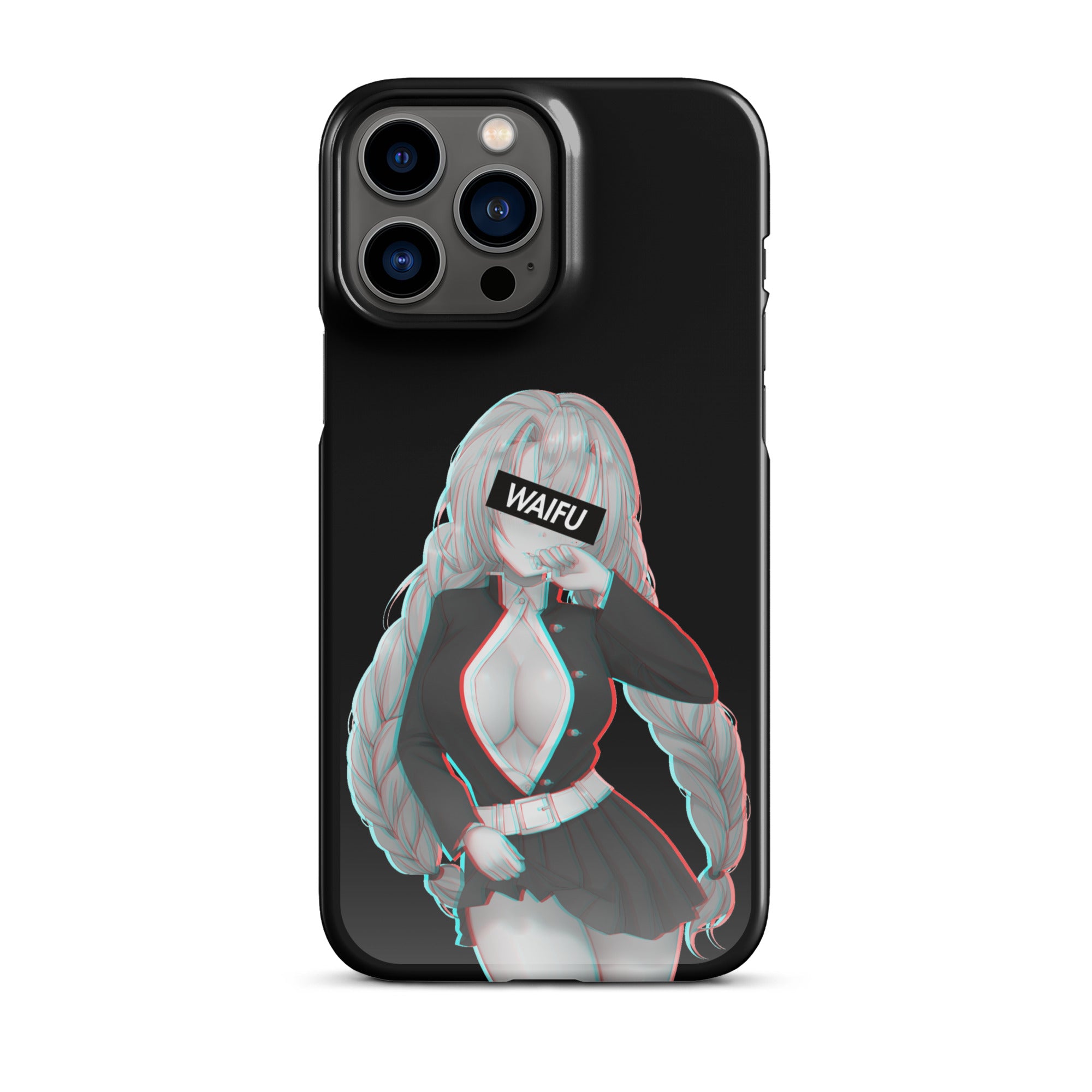 Mitsuri Waifu Material - Black Edition #001 iPhone Premium Case