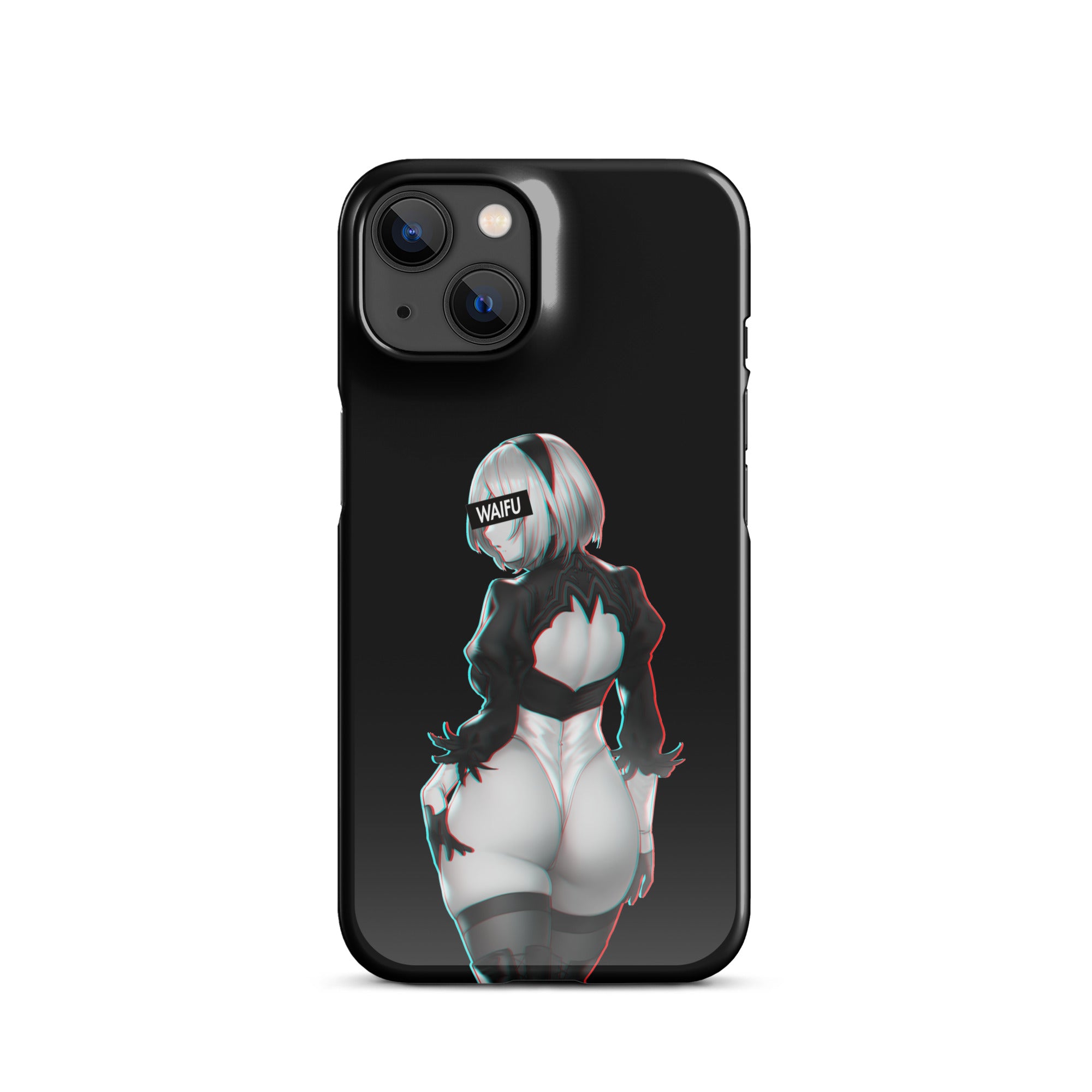 2B Waifu Material - Black Edition #001 iPhone Premium Case