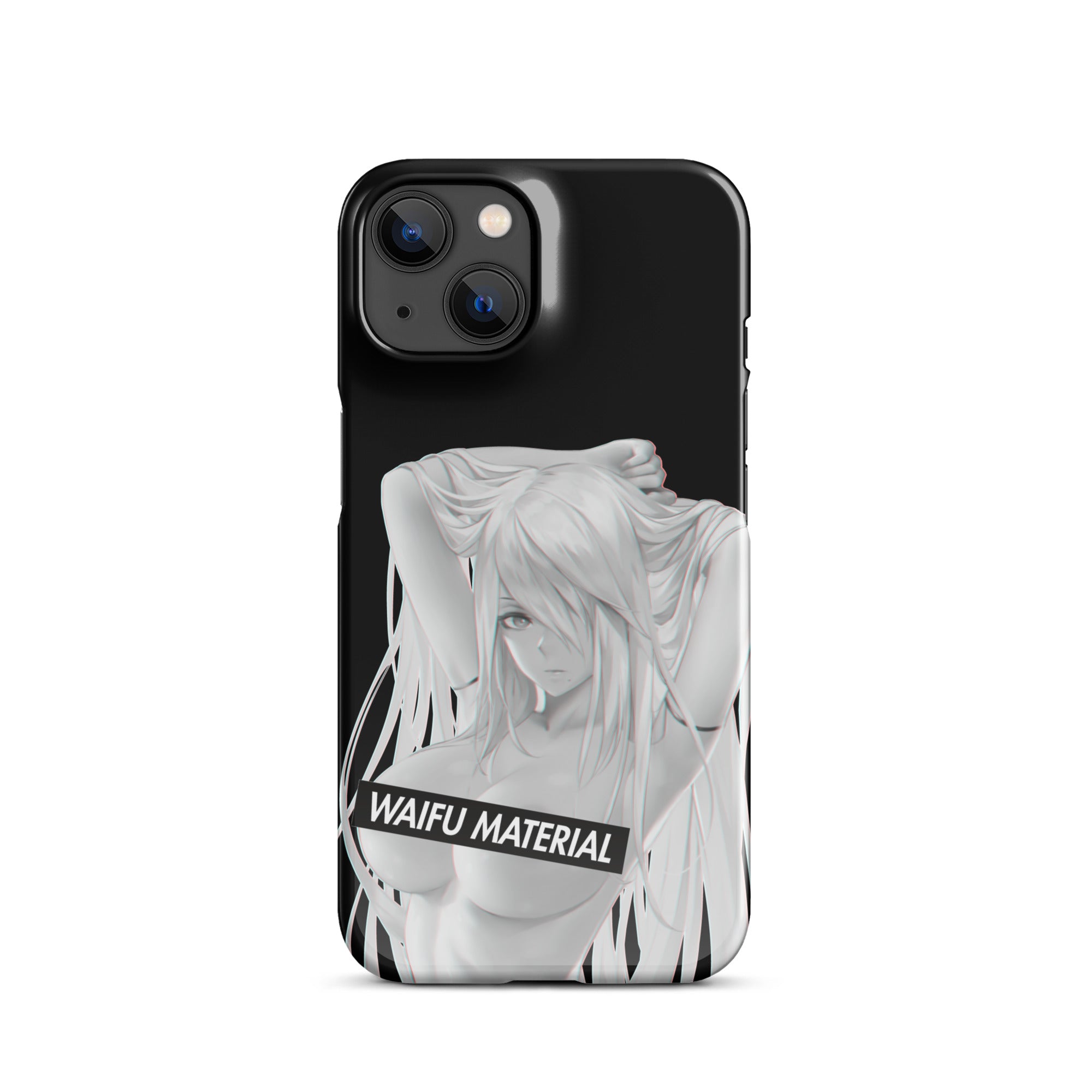 A2 Waifu Material - Black Edition #001 iPhone Premium Case