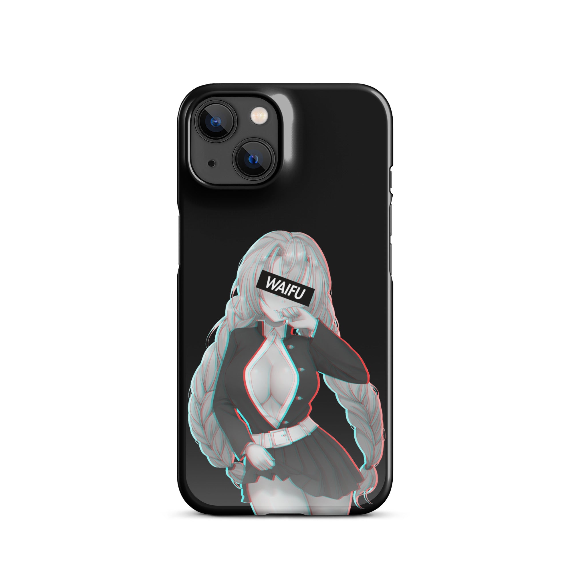 Mitsuri Waifu Material - Black Edition #001 iPhone Premium Case