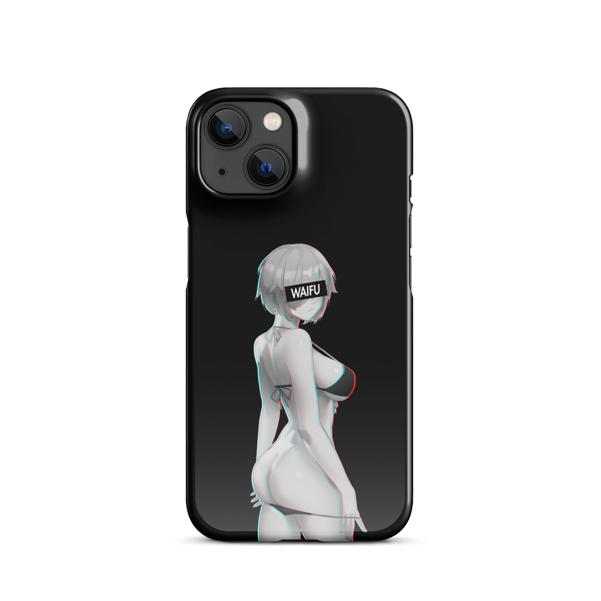 Mash Waifu Material - Black Edition #003 iPhone Premium Case