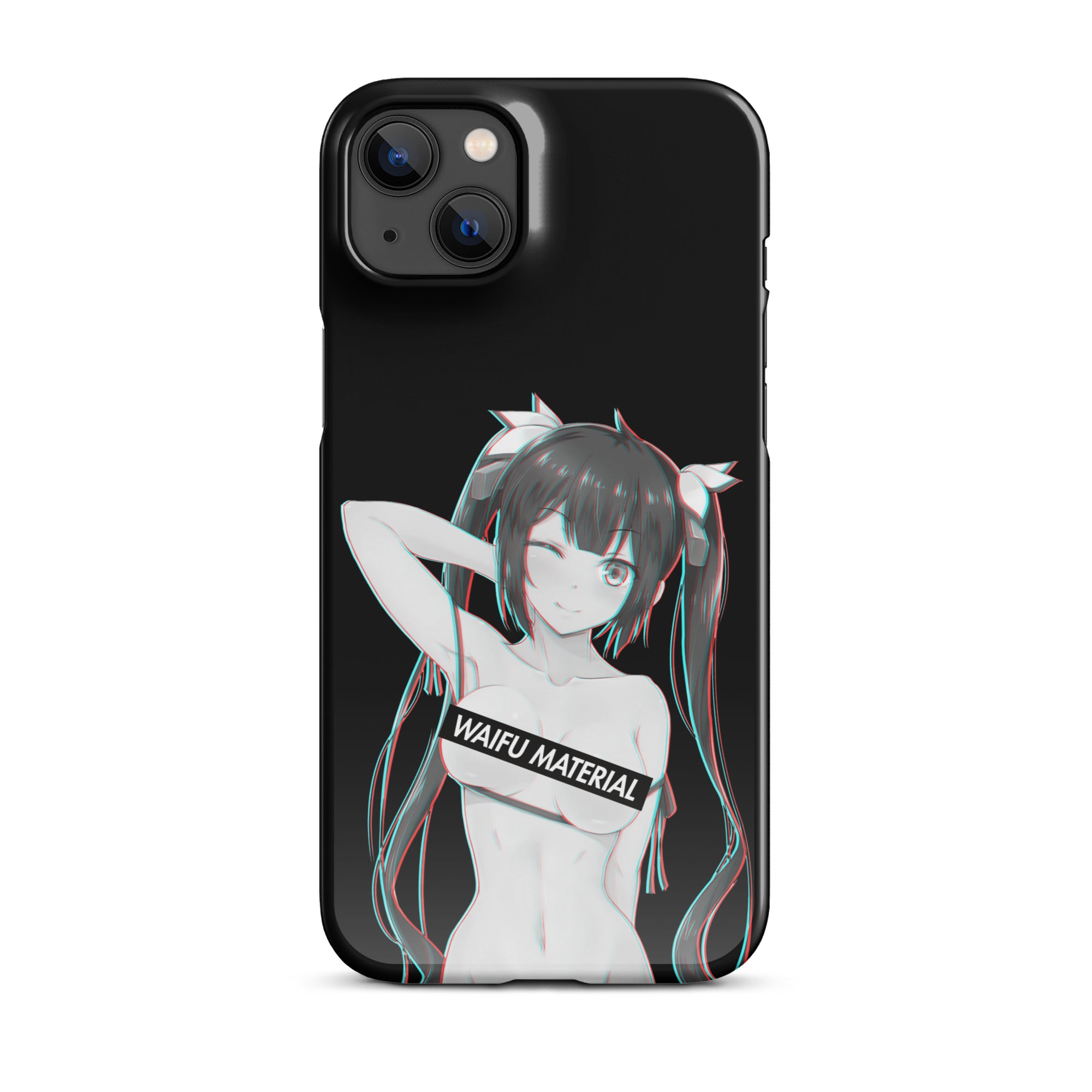 Hestia Waifu Material - Black Edition #001 iPhone Premium Case