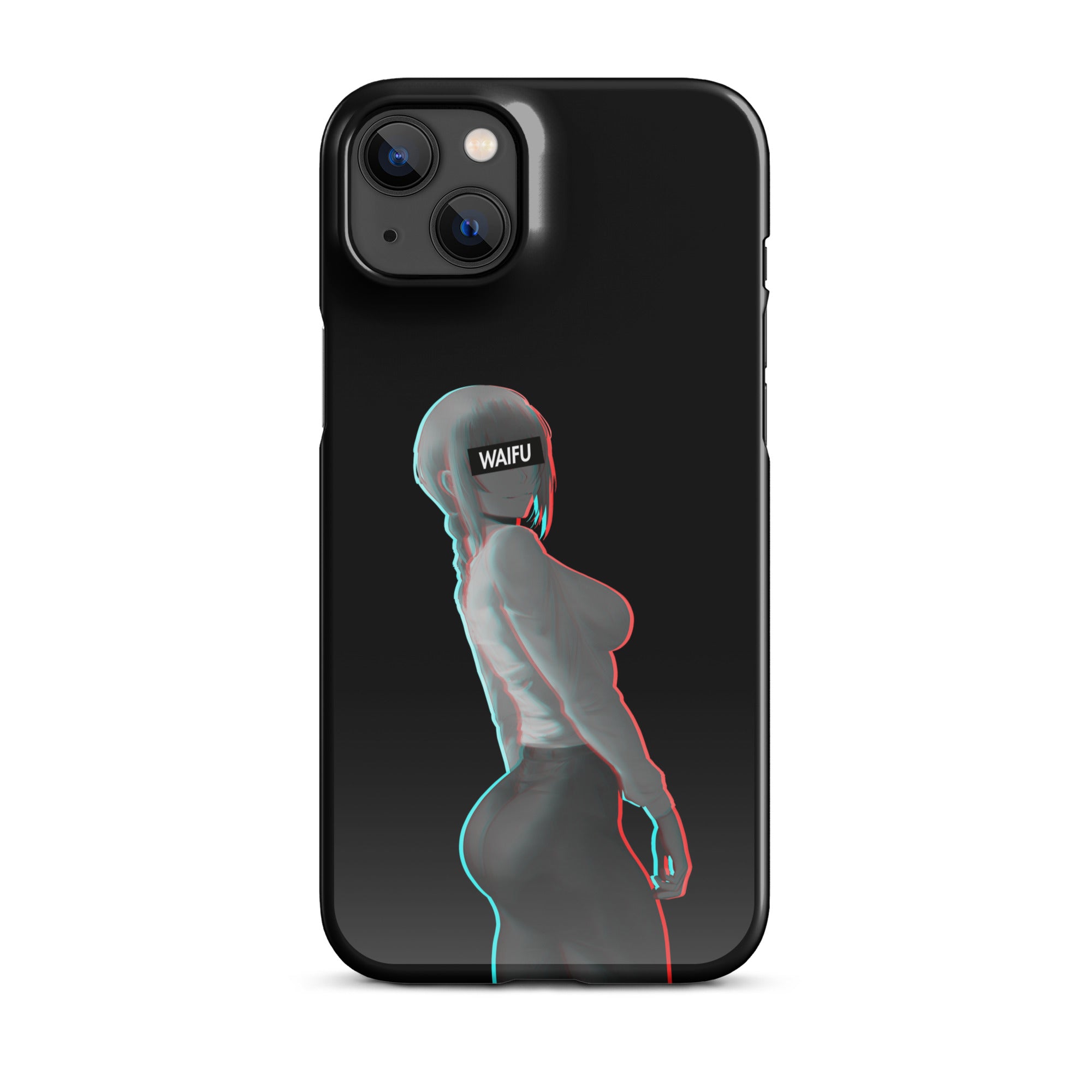 Makima Waifu Material - Black Edition #001 iPhone Premium Case