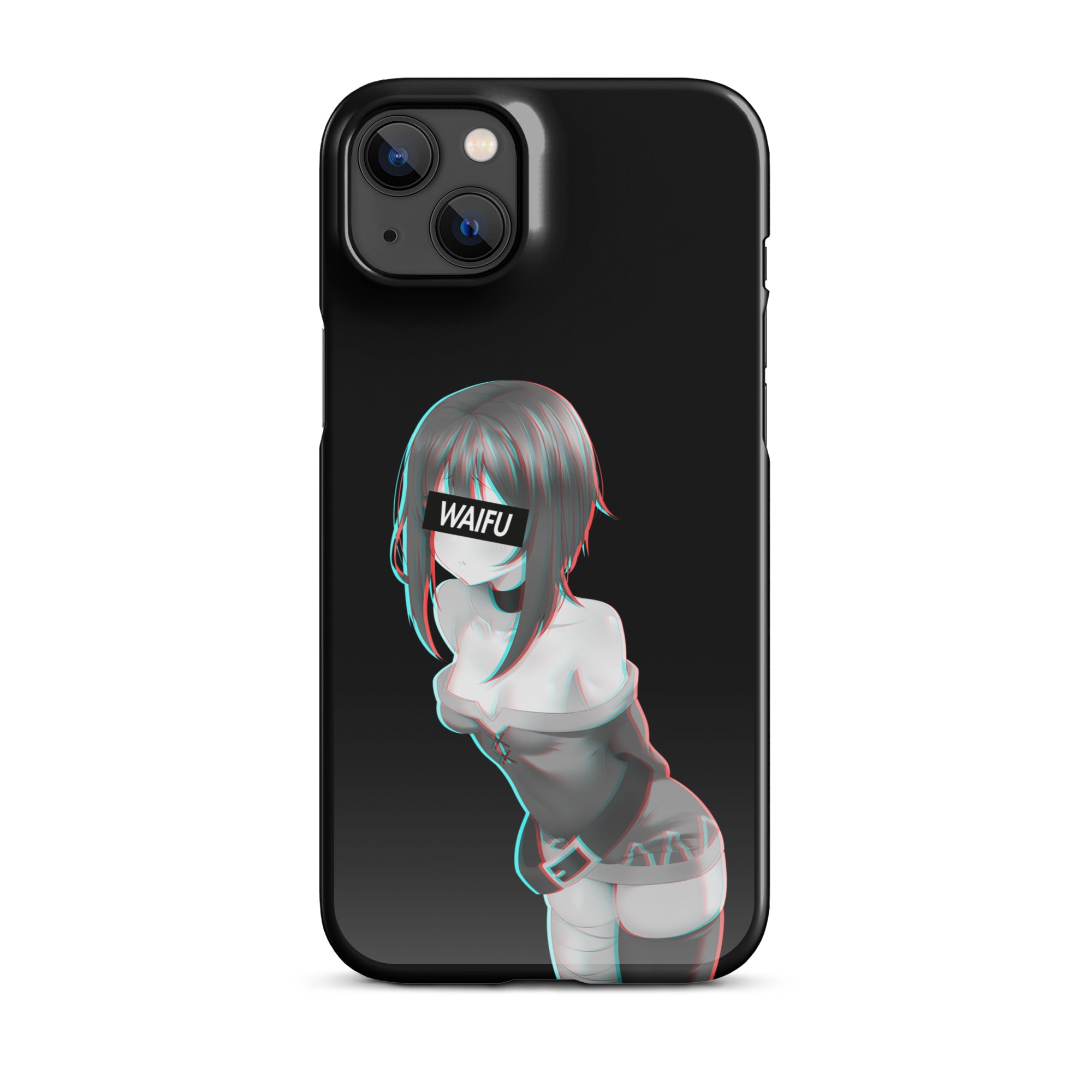 Megumin Waifu Material - Black Edition #001 iPhone Premium Case