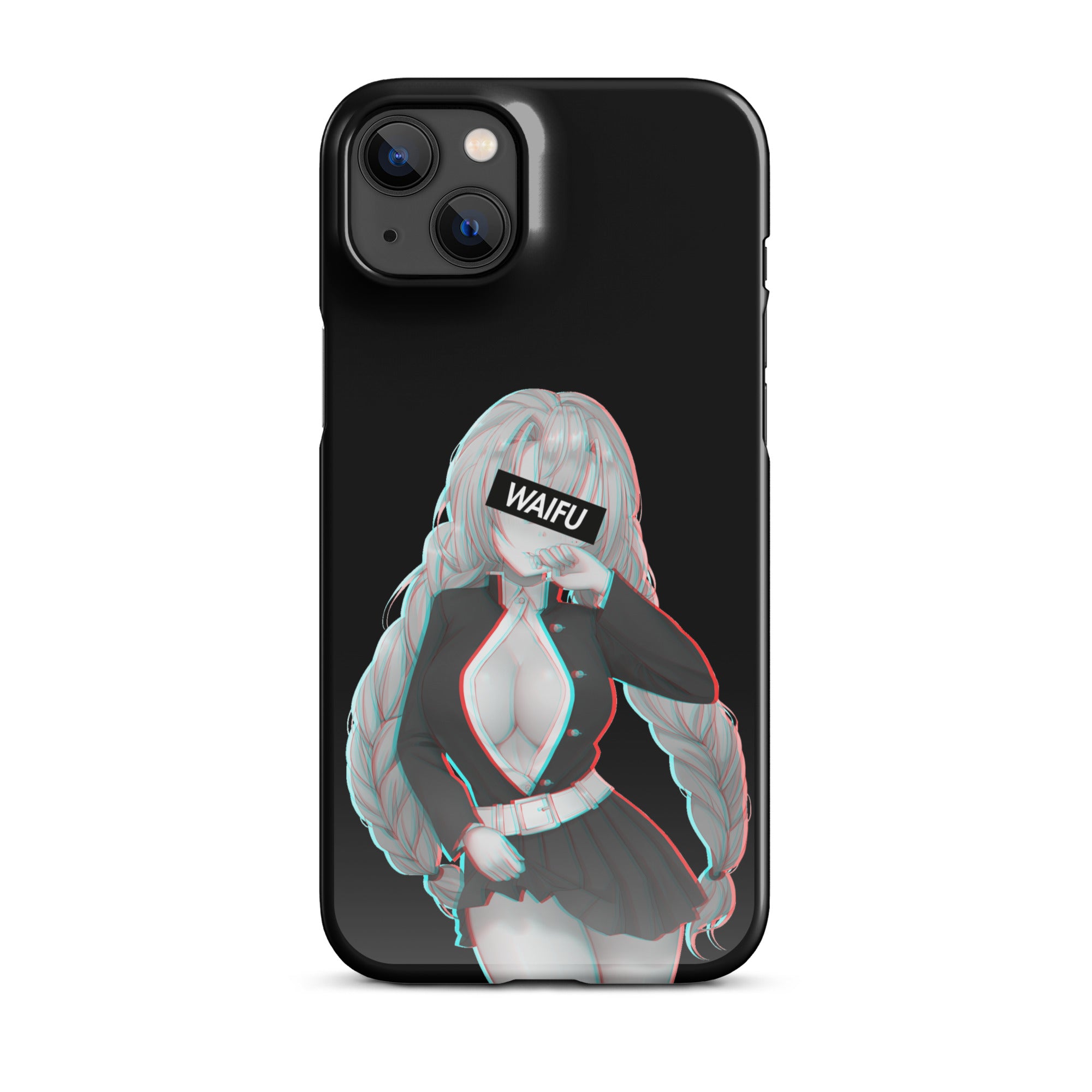 Mitsuri Waifu Material - Black Edition #001 iPhone Premium Case