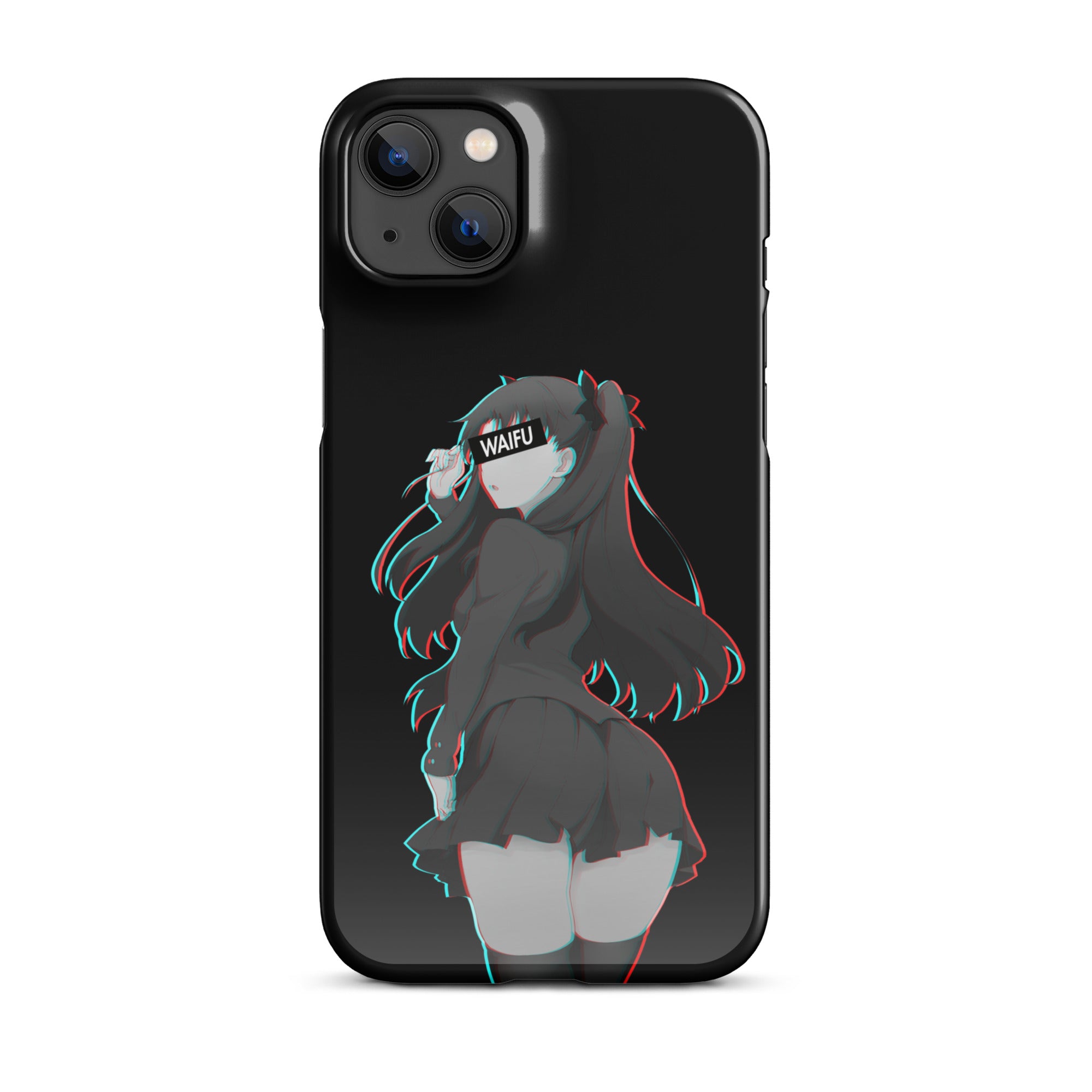 Rin Waifu Material - Black Edition #002 iPhone Premium Case