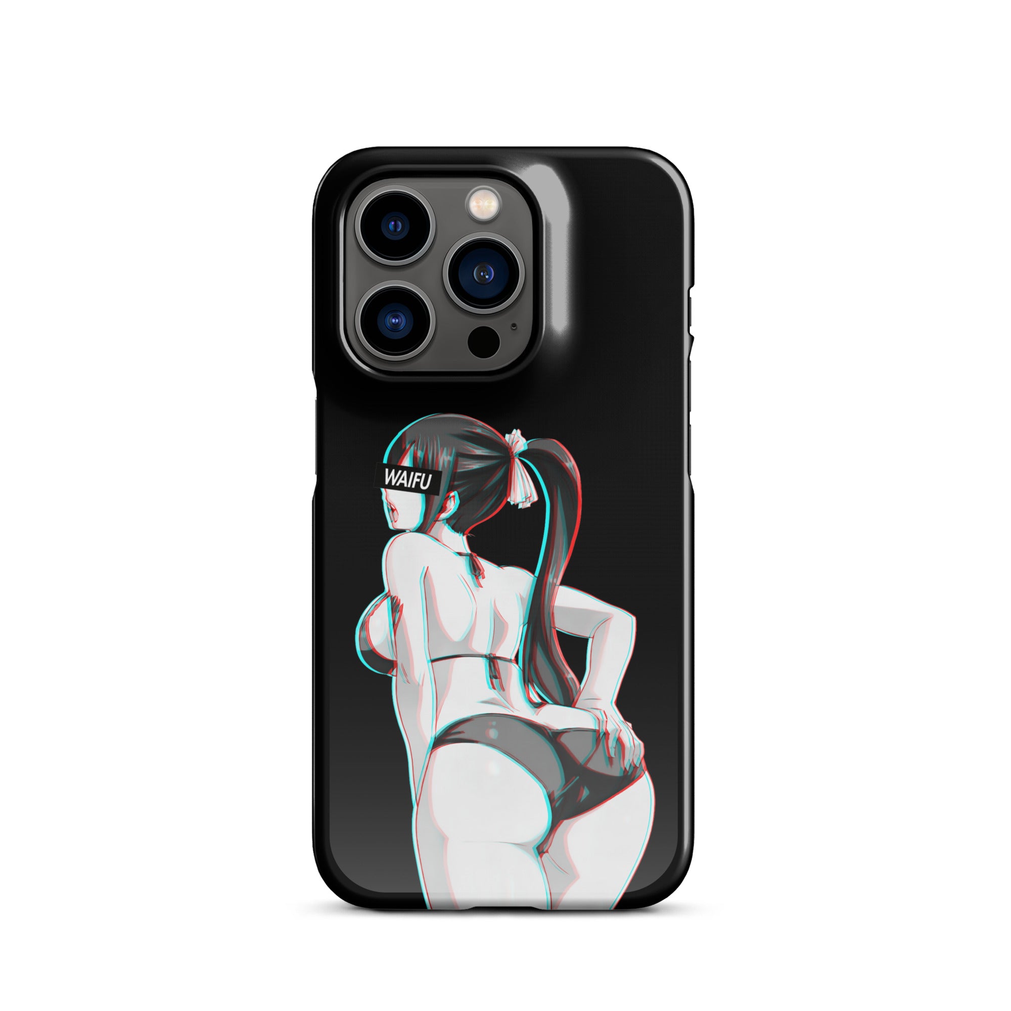 Erza Waifu Material - Black Edition #002 iPhone Premium Case