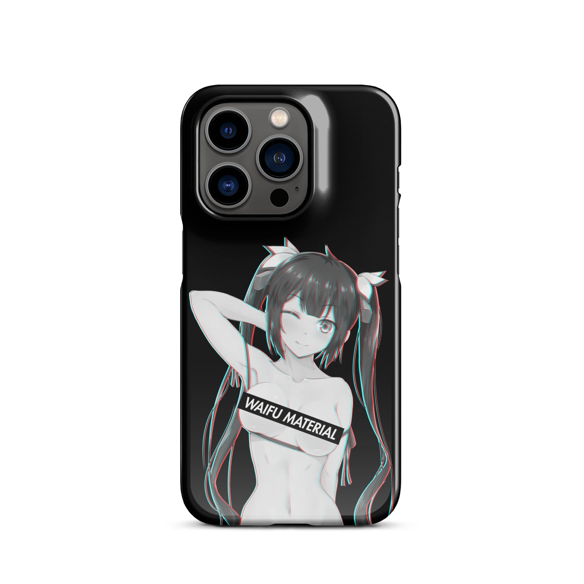 Hestia Waifu Material - Black Edition #001 iPhone Premium Case