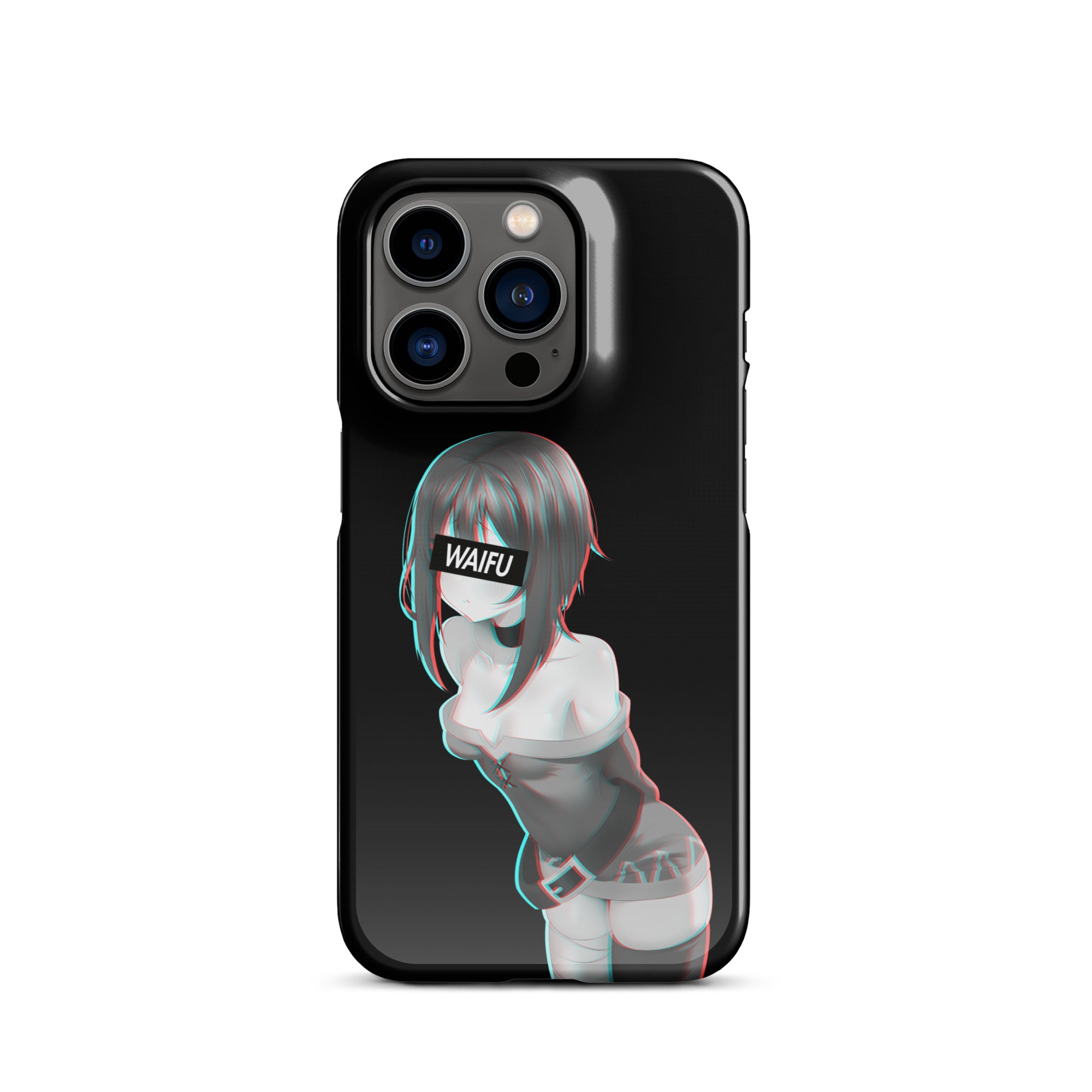 Megumin Waifu Material - Black Edition #001 iPhone Premium Case