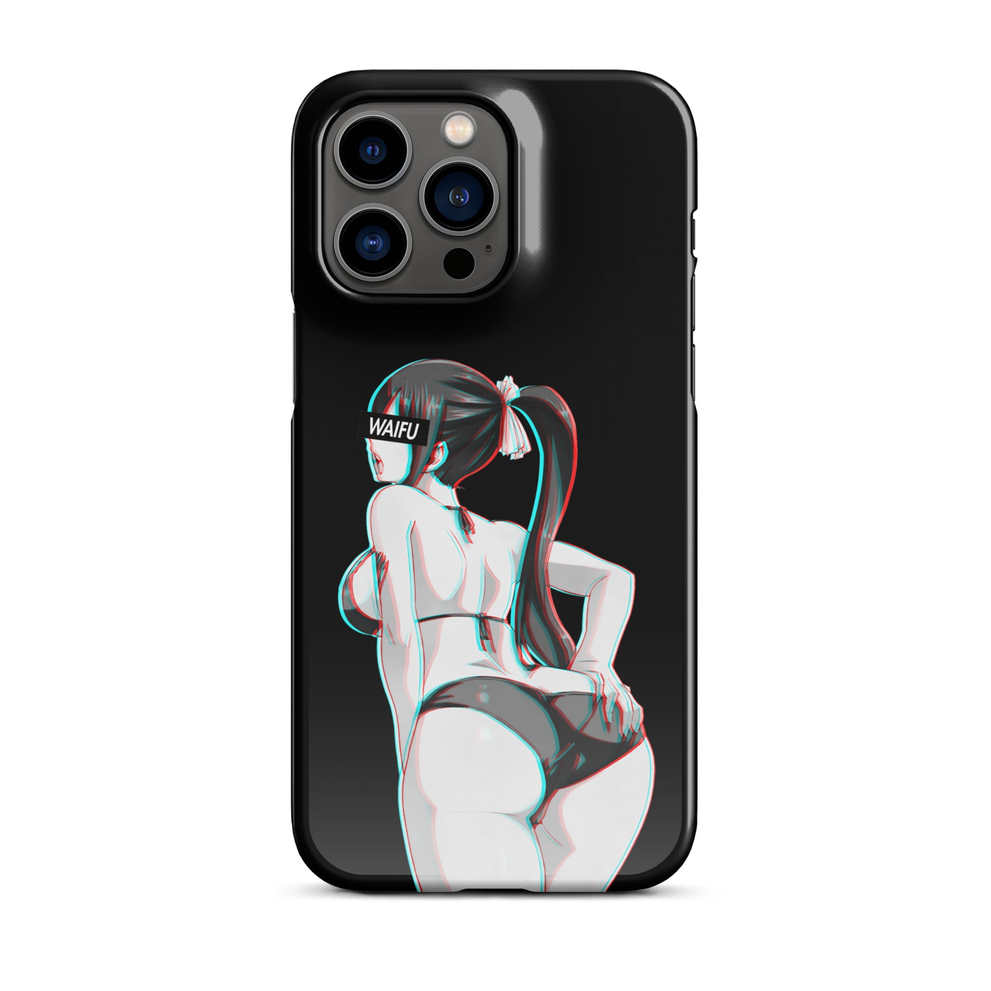 Erza Waifu Material - Black Edition #002 iPhone Premium Case