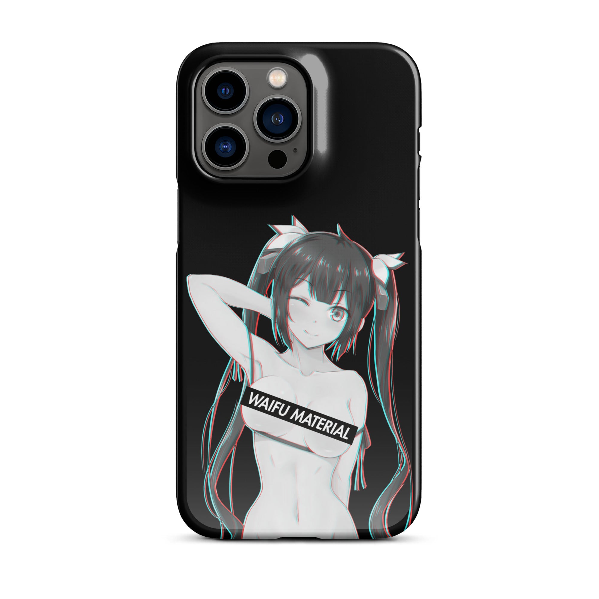 Hestia Waifu Material - Black Edition #001 iPhone Premium Case