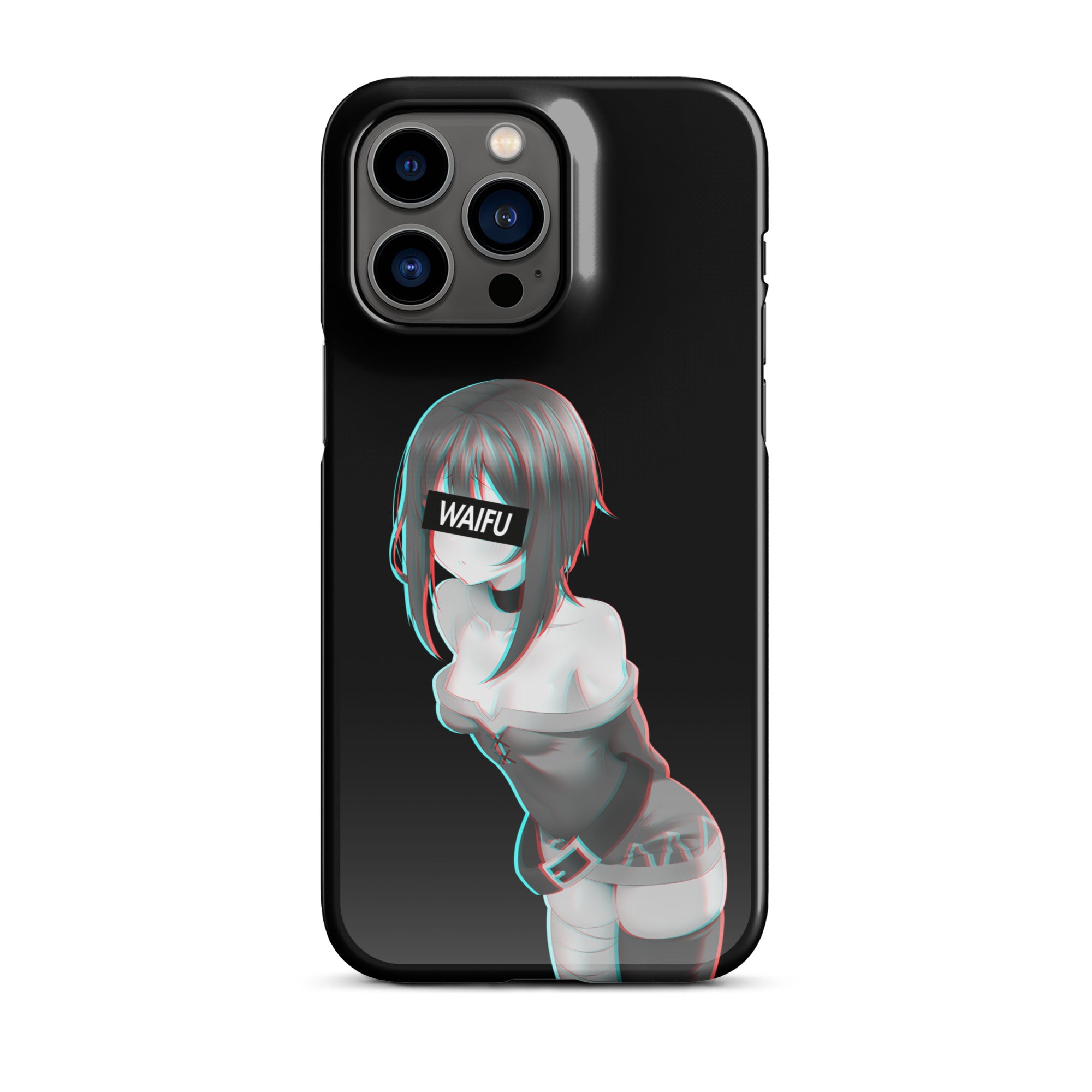 Megumin Waifu Material - Black Edition #001 iPhone Premium Case