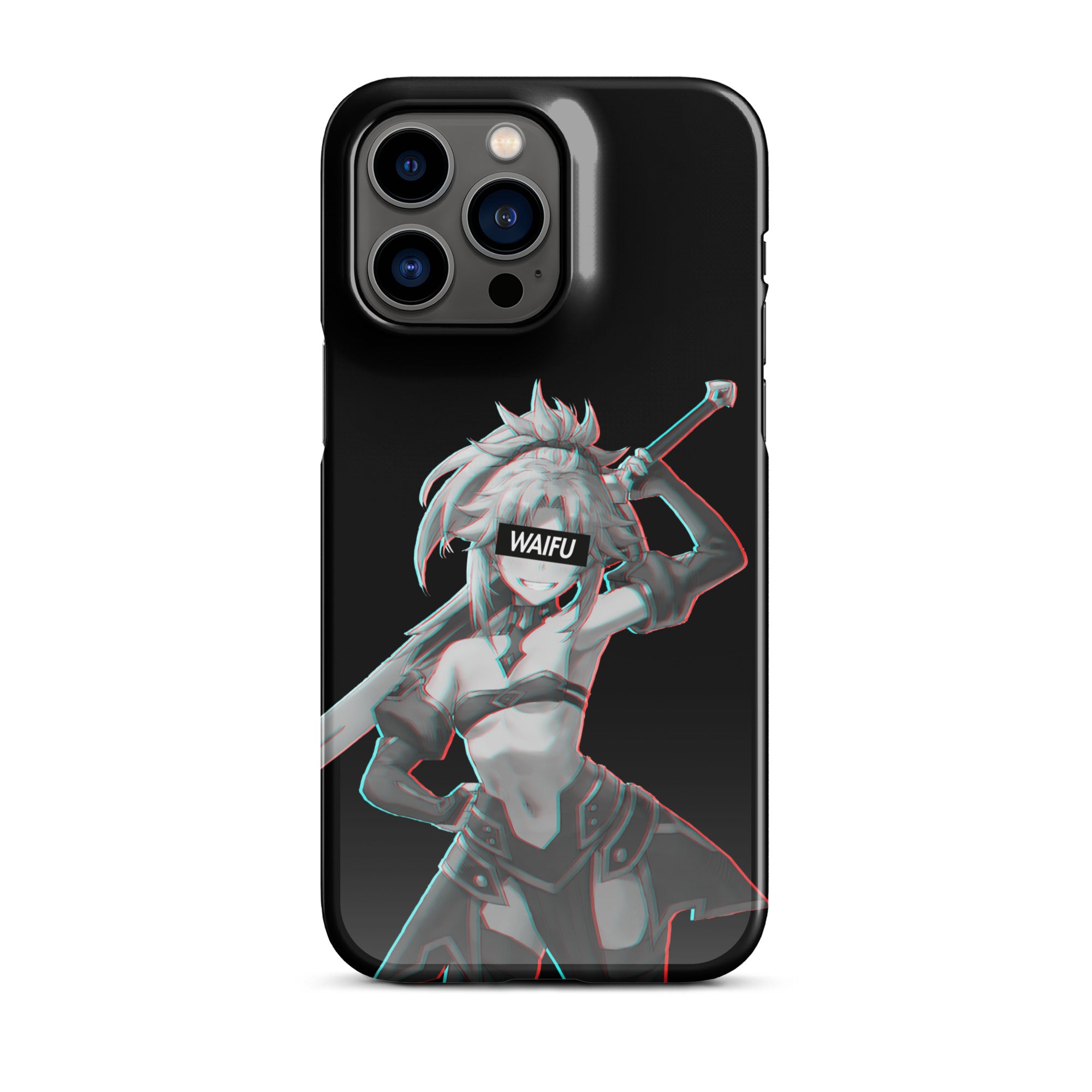 Mordred Waifu Material - Black Edition #002 iPhone Premium Case