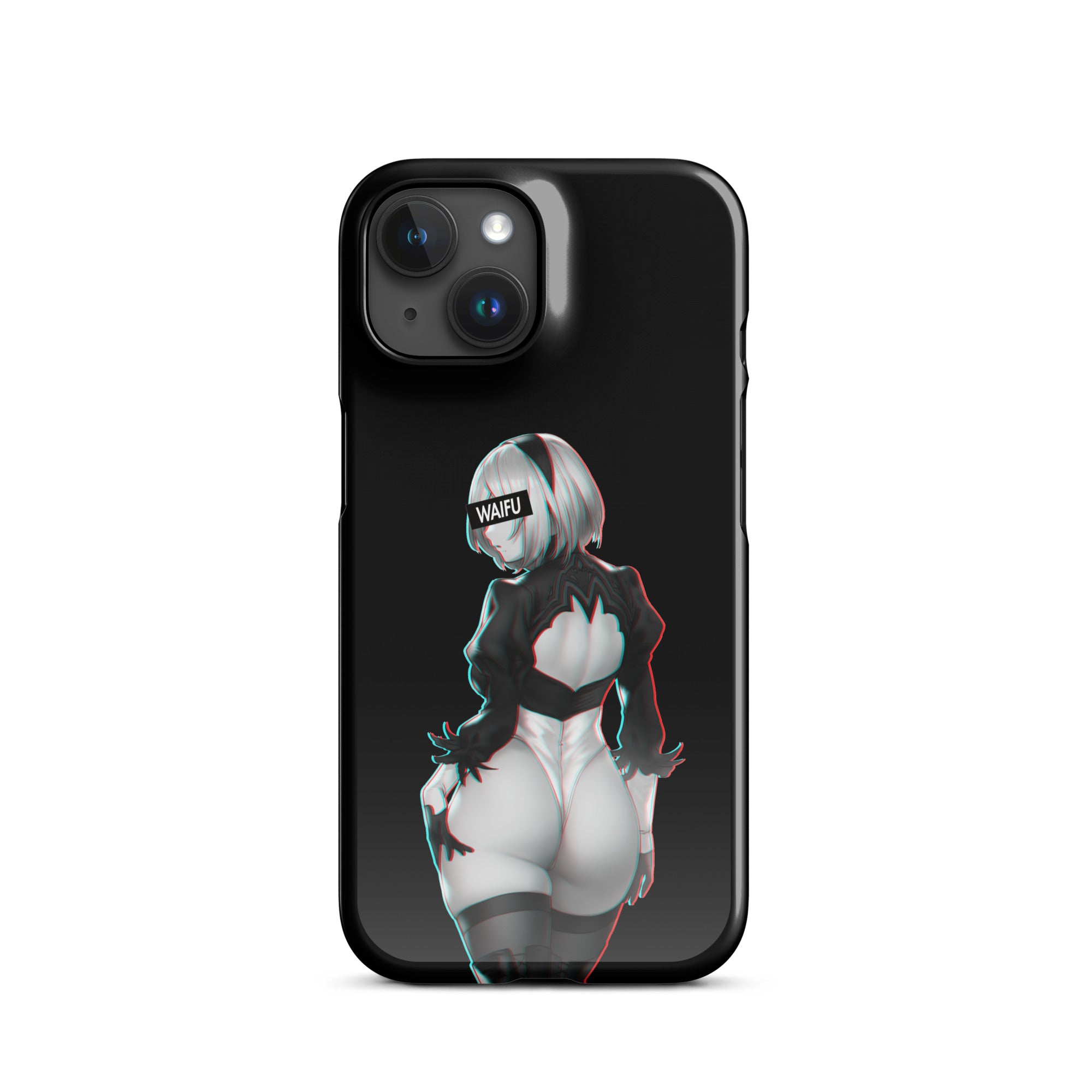 2B Waifu Material - Black Edition #001 iPhone Premium Case