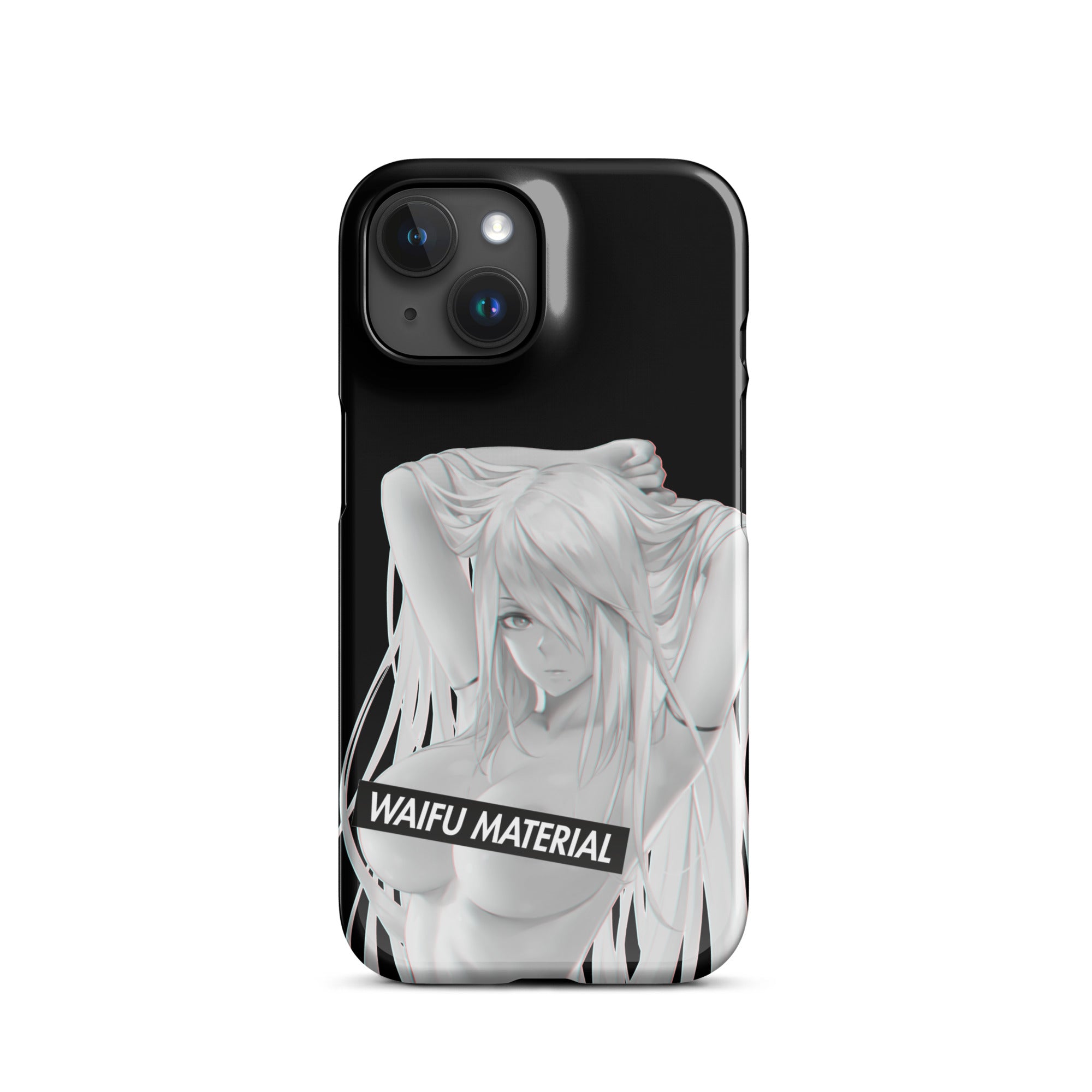 A2 Waifu Material - Black Edition #001 iPhone Premium Case