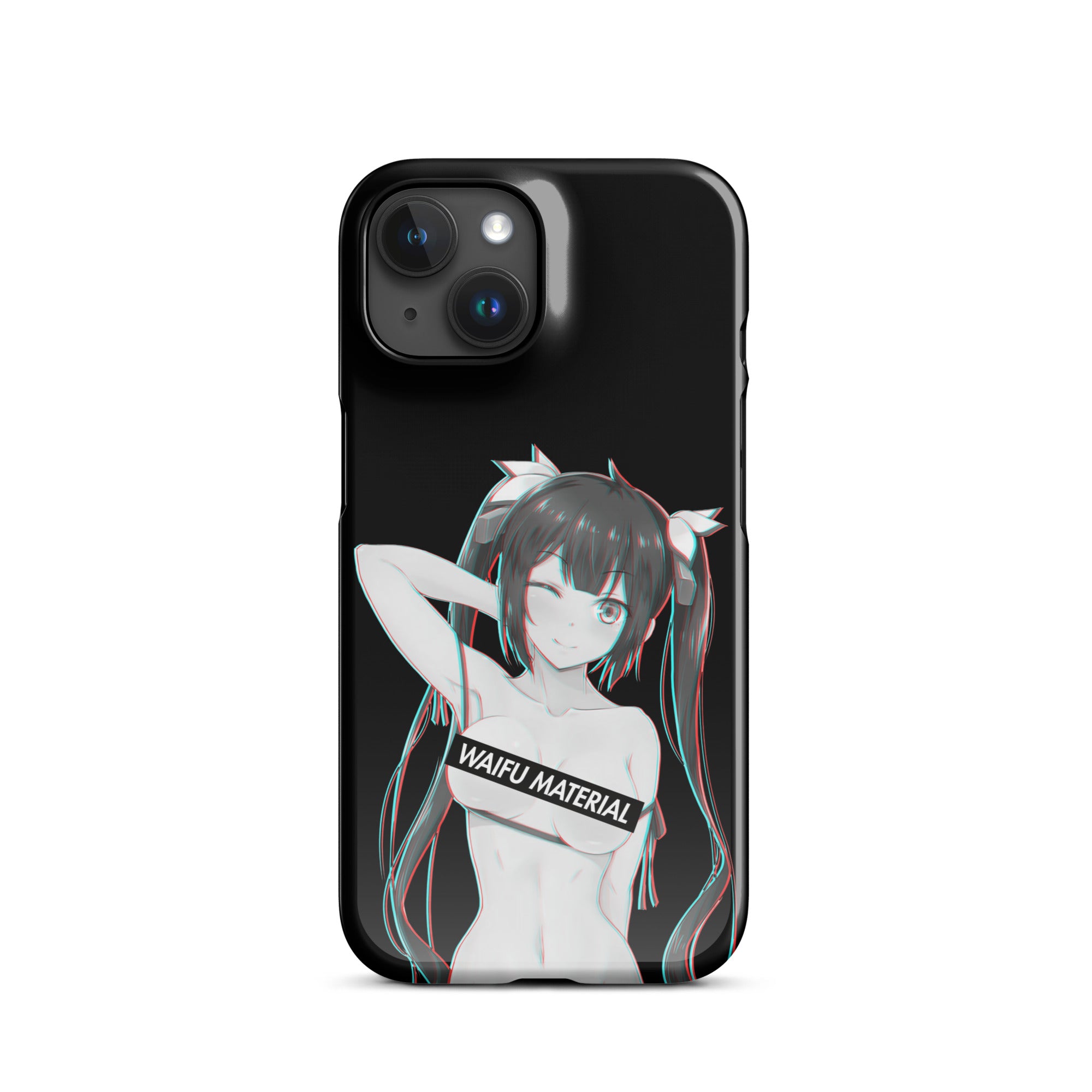 Hestia Waifu Material - Black Edition #001 iPhone Premium Case